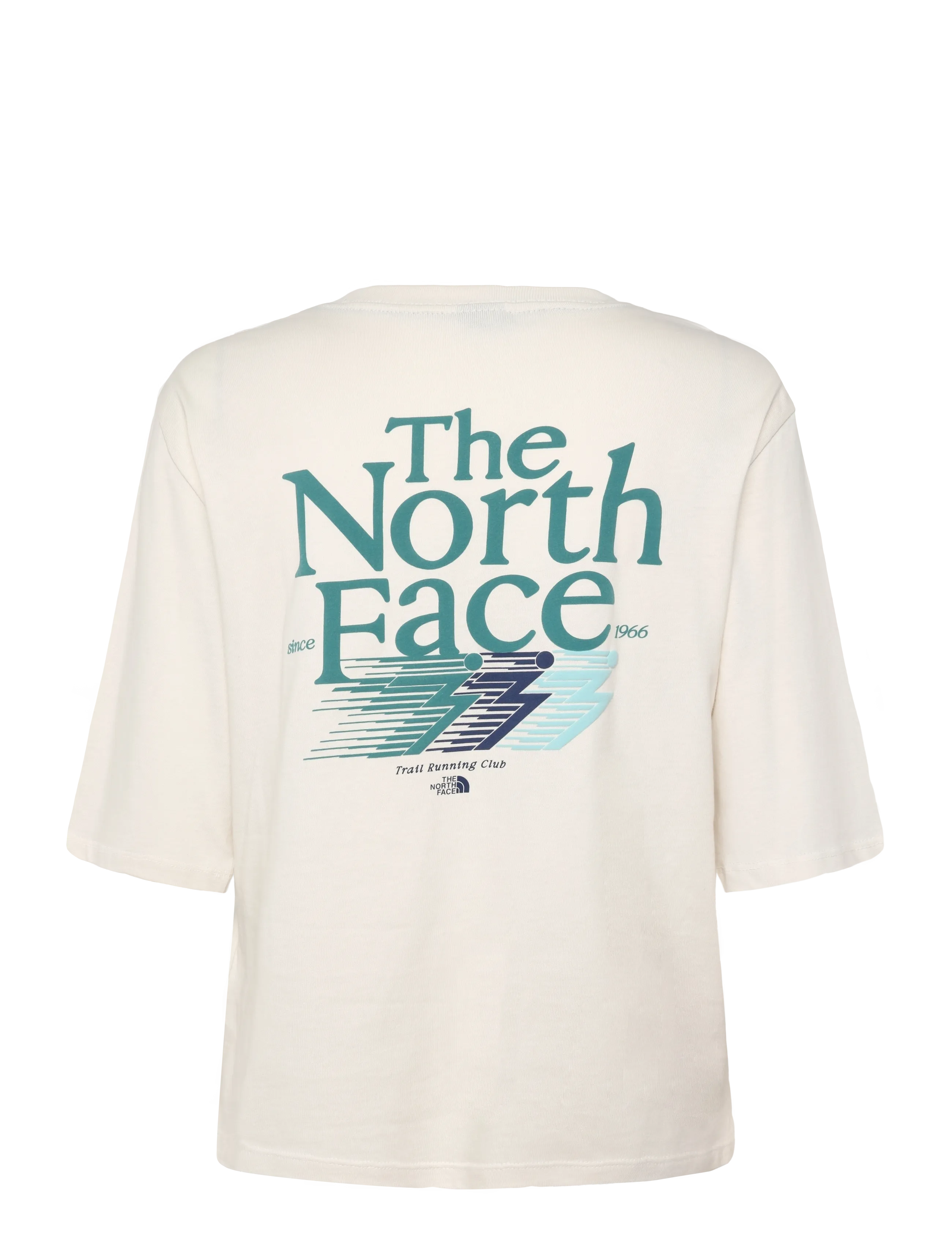 The North Face - W RETRO TRAIL BOXY SS TEE-GRAPHIC - white dune - 2