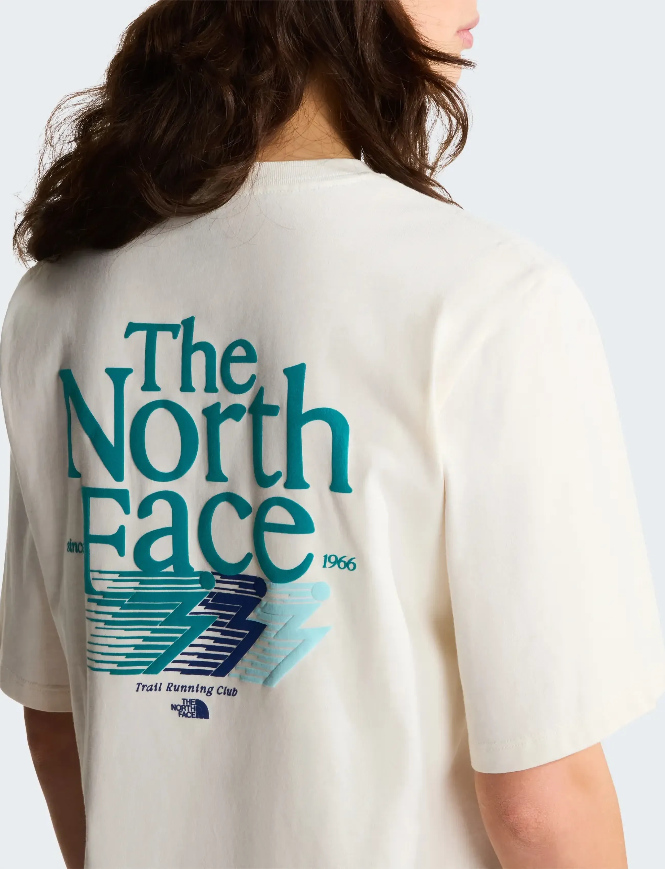 THE NORTH FACE Funktionstopp 'RETRO TRAIL' marinblå / smaragd / mint dam – bild 7