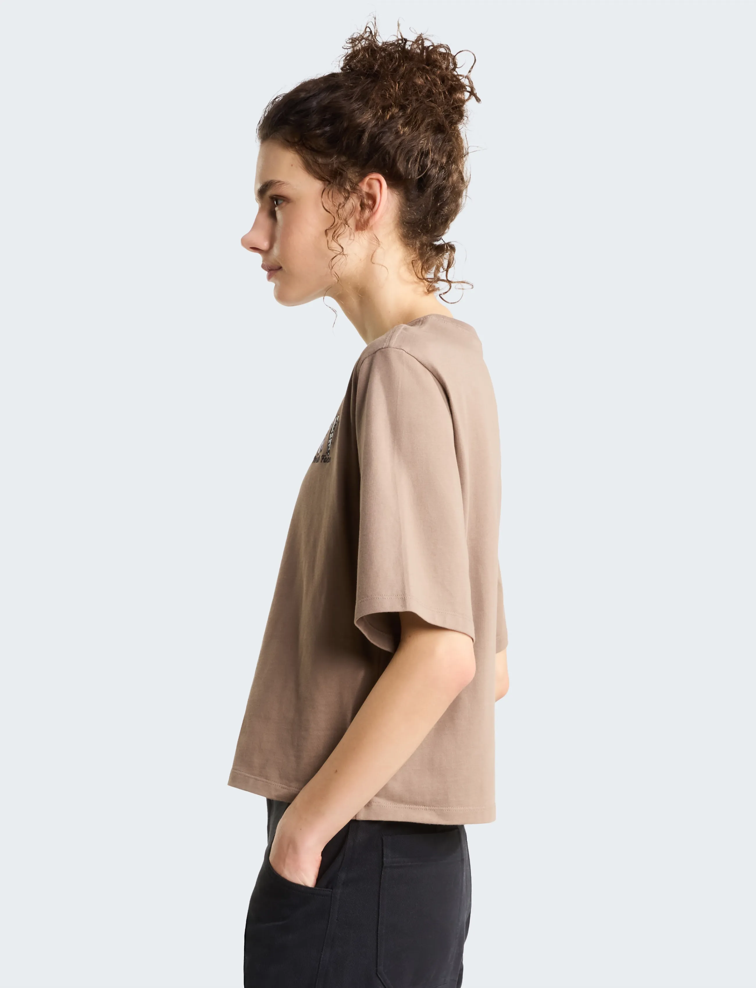 The North Face - W SKI EMBRO BOXY SS TEE-GRAPHIC - garnet - 4