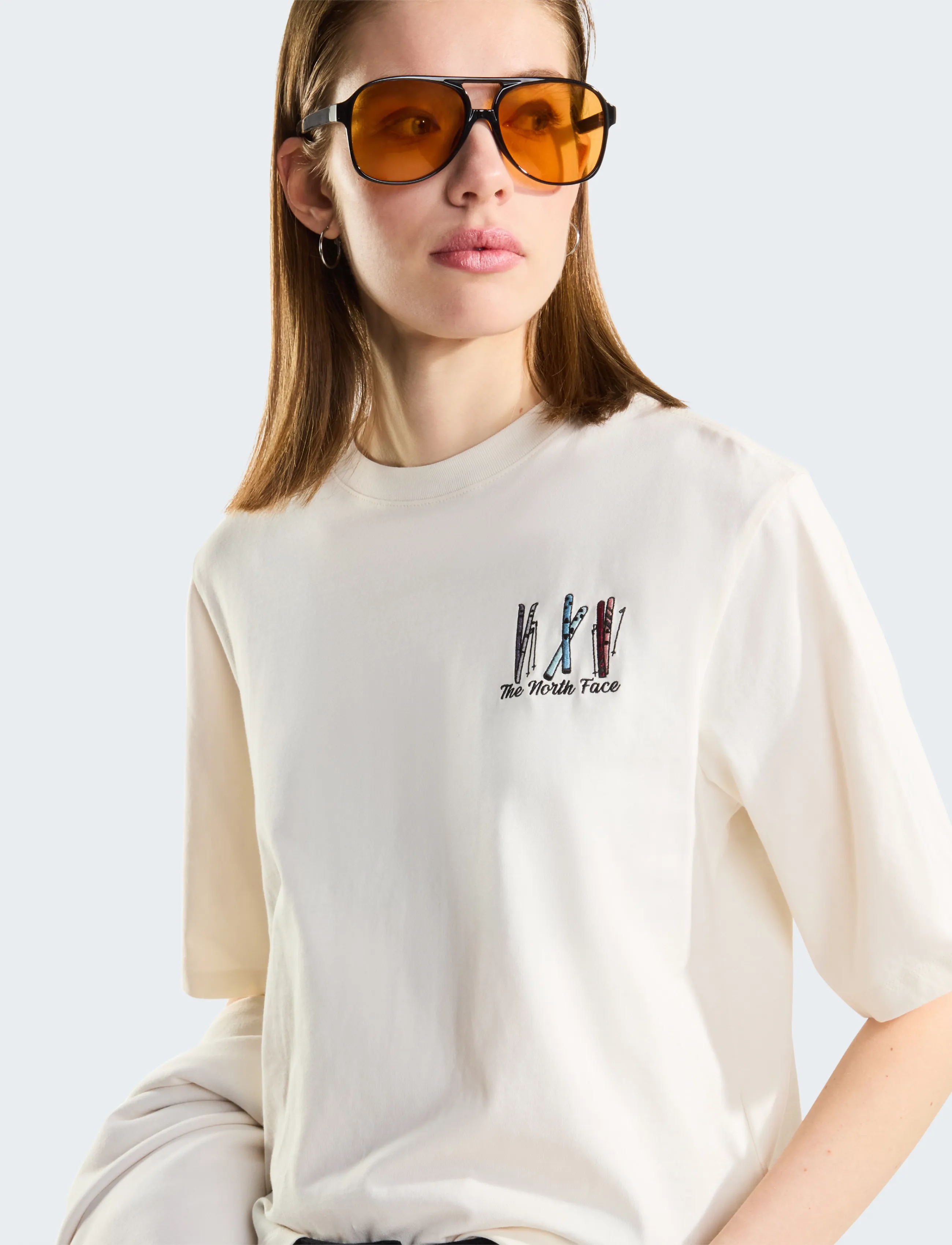 THE NORTH FACE W Ski Embro Boxy Ss Tee-Graphic t-shirts dam – bild 6