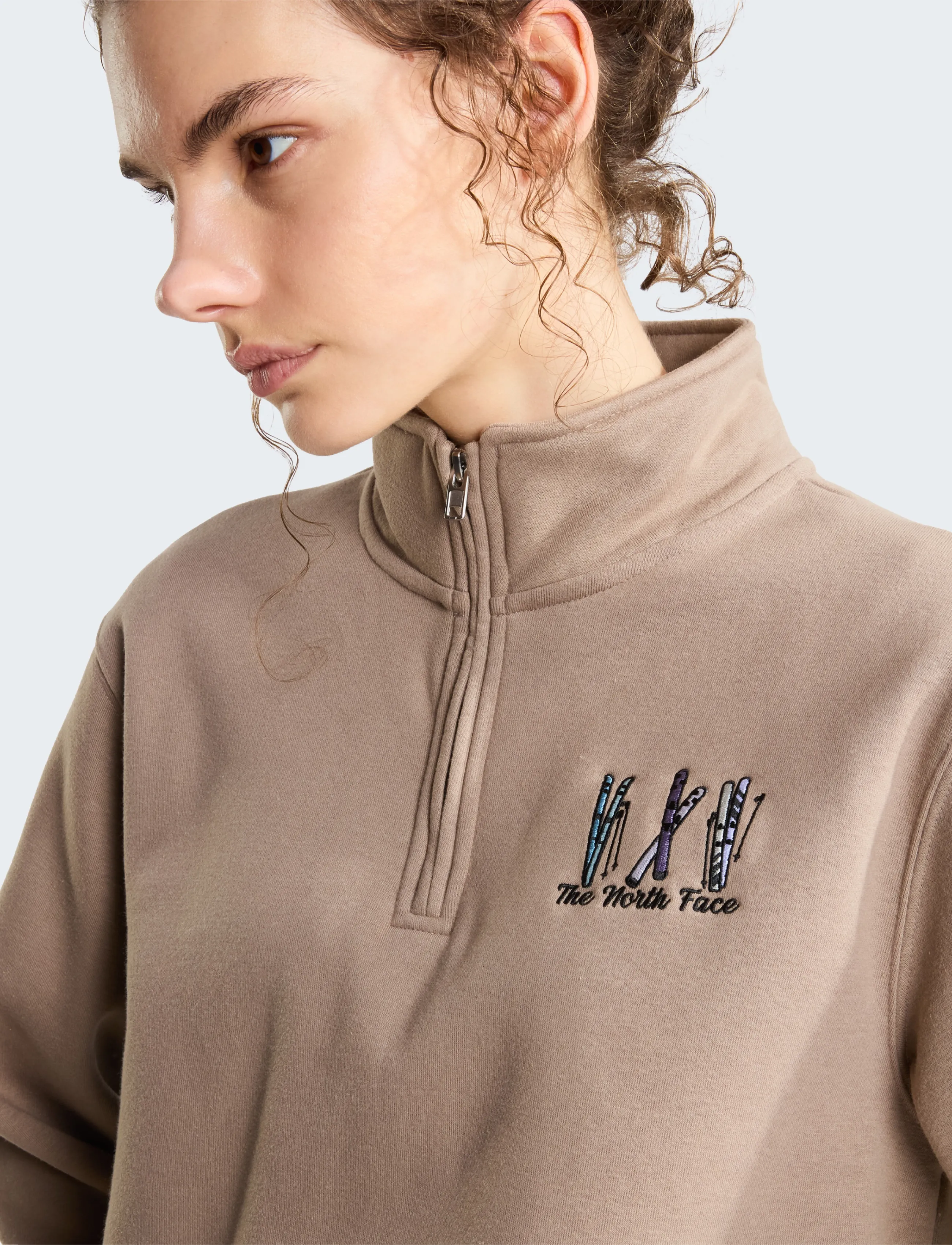 THE NORTH FACE W Ski Embro Relaxed 1/4 Zip Graphic tröjor dam – bild 5