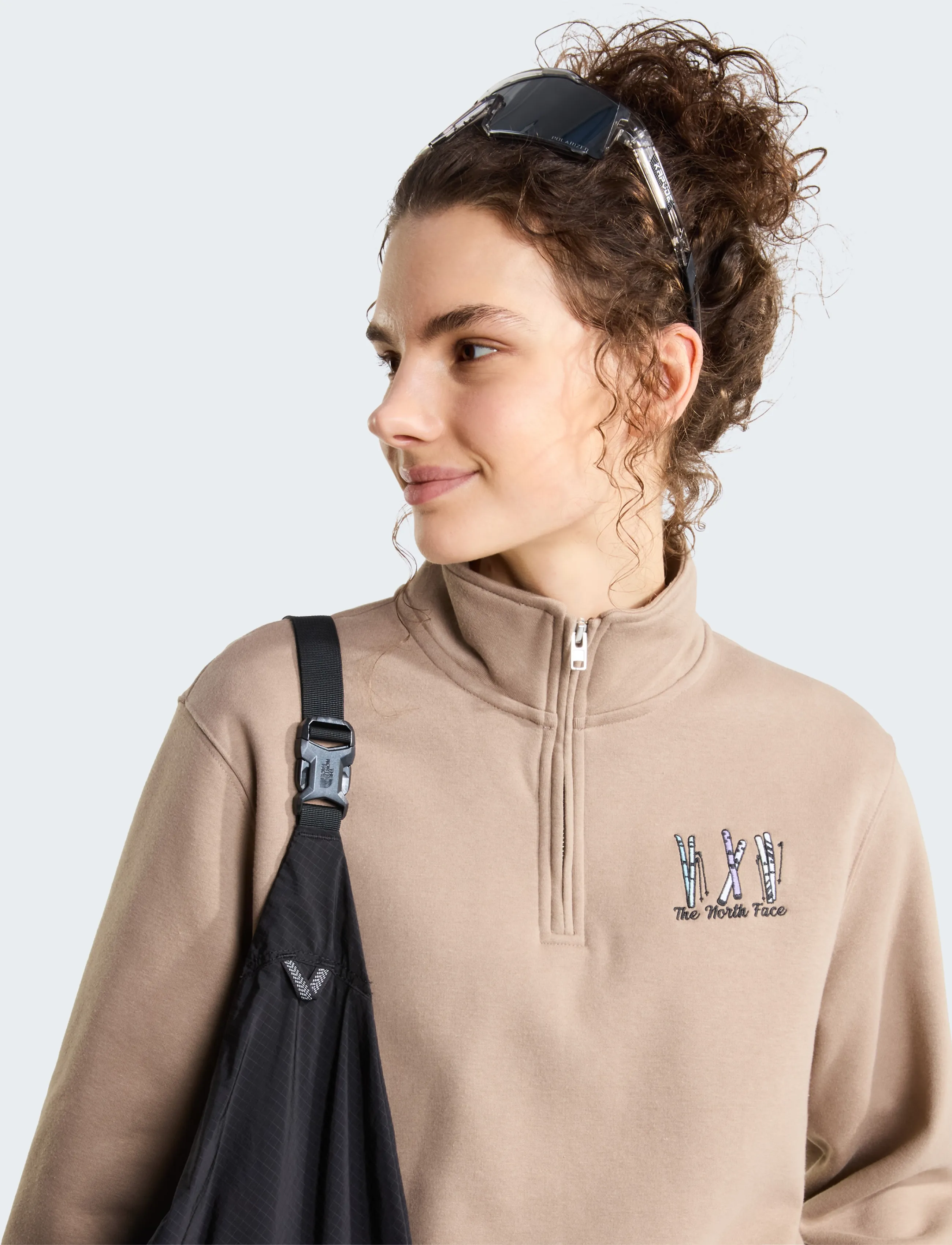 THE NORTH FACE W Ski Embro Relaxed 1/4 Zip Graphic tröjor dam – bild 6