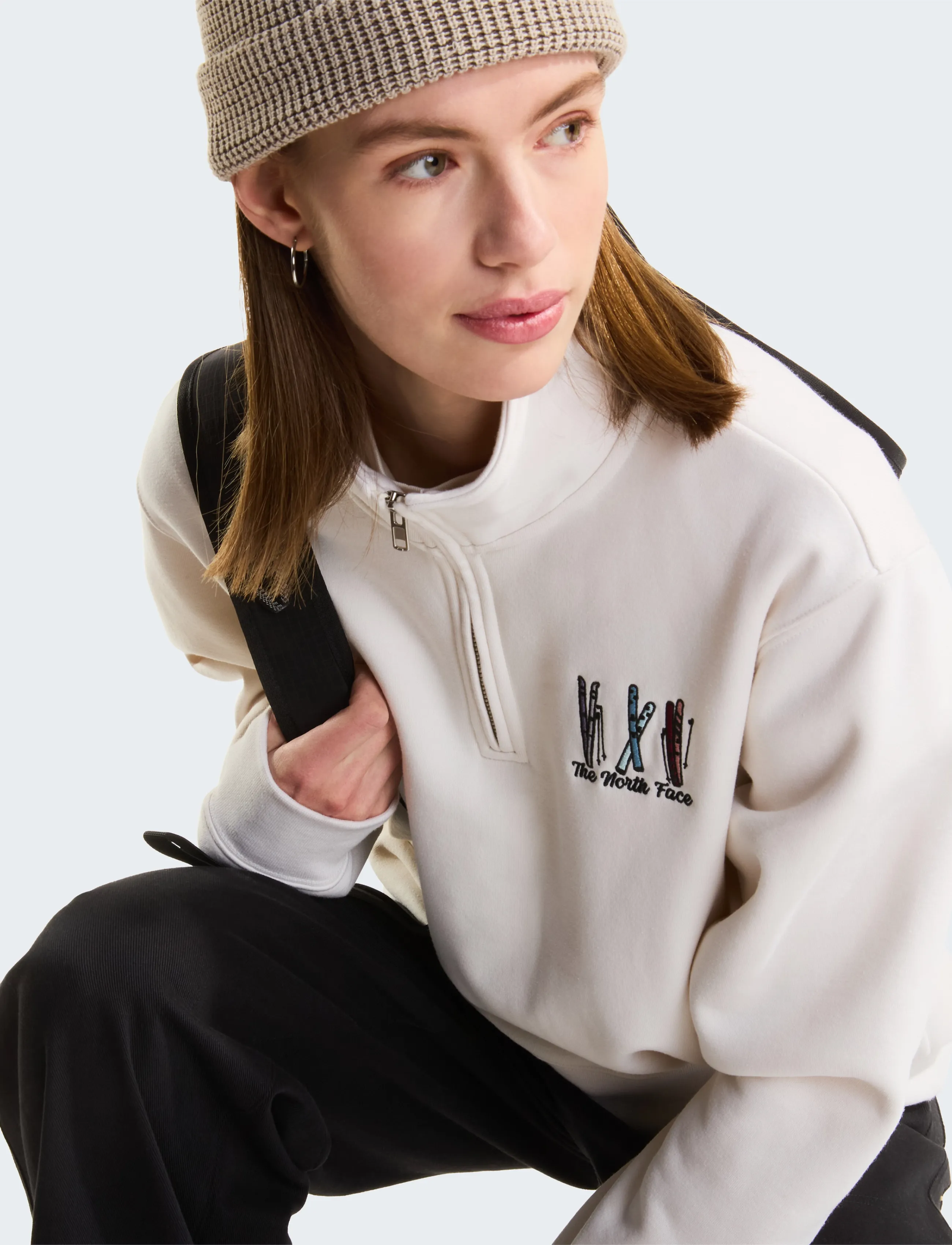 THE NORTH FACE W Ski Embro Relaxed 1/4 Zip Graphic tröjor dam – bild 6
