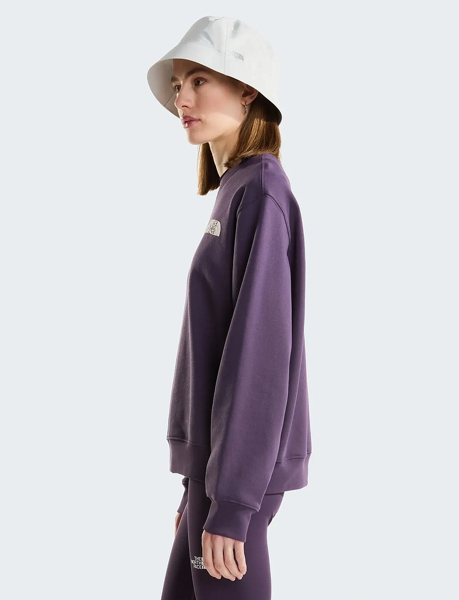 The North Face - W RETRO TRAIL RELAXED CREW- GRAPHIC - tops - endless dusk - 4