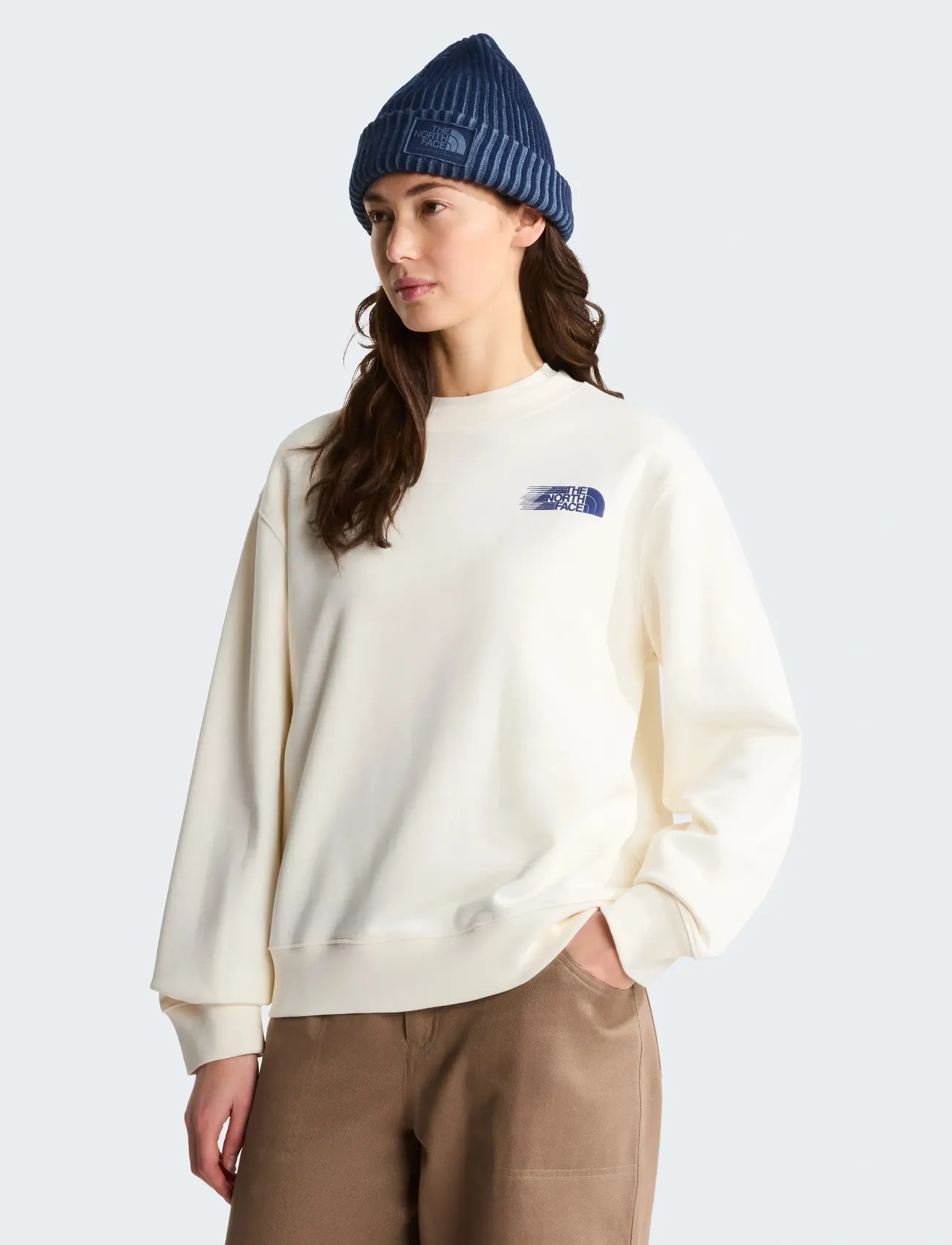 W Retro Trail Relaxed Crew- Graphic 2