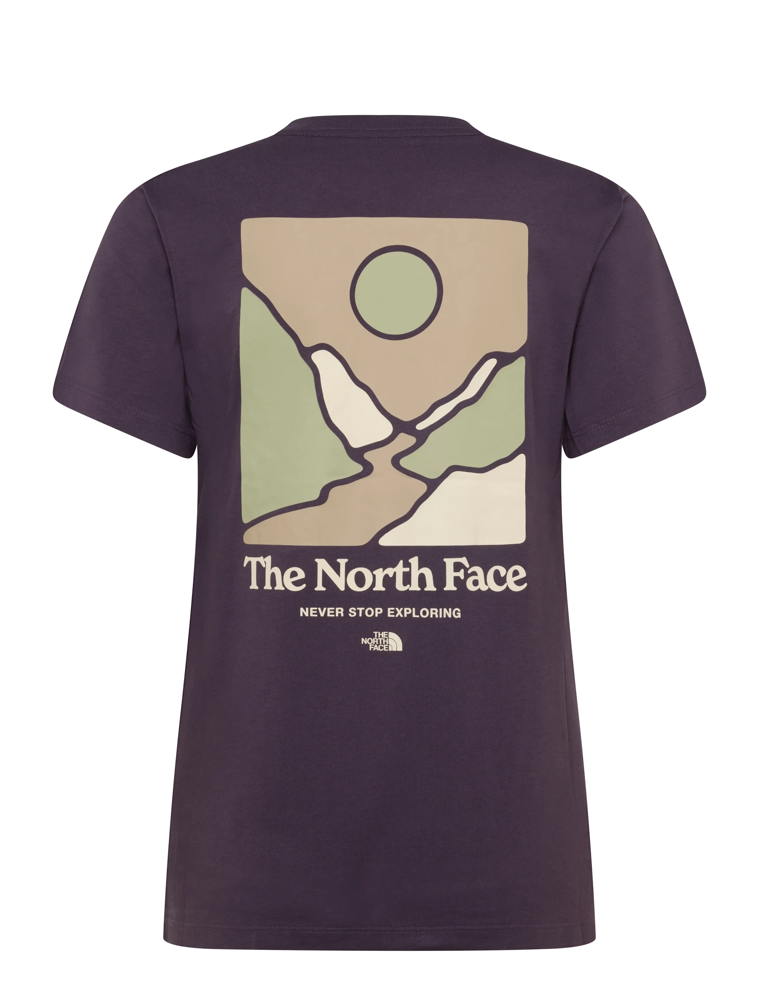 The North Face - W MONTE REG SS TEE-GRAPHIC - alussärgid ja t-särgid - endless dusk - 2