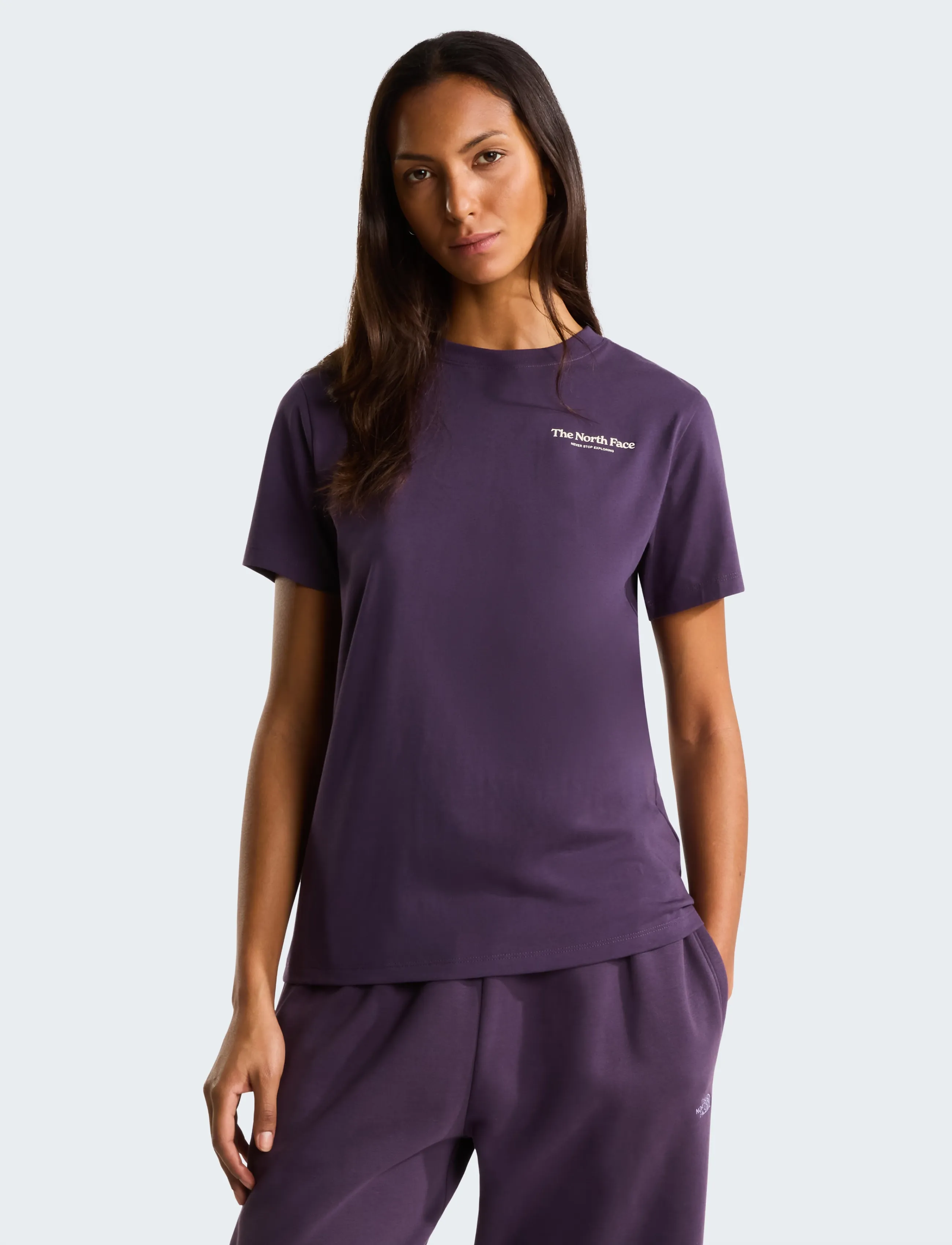 The North Face - W MONTE REG SS TEE-GRAPHIC - alussärgid ja t-särgid - endless dusk - 3