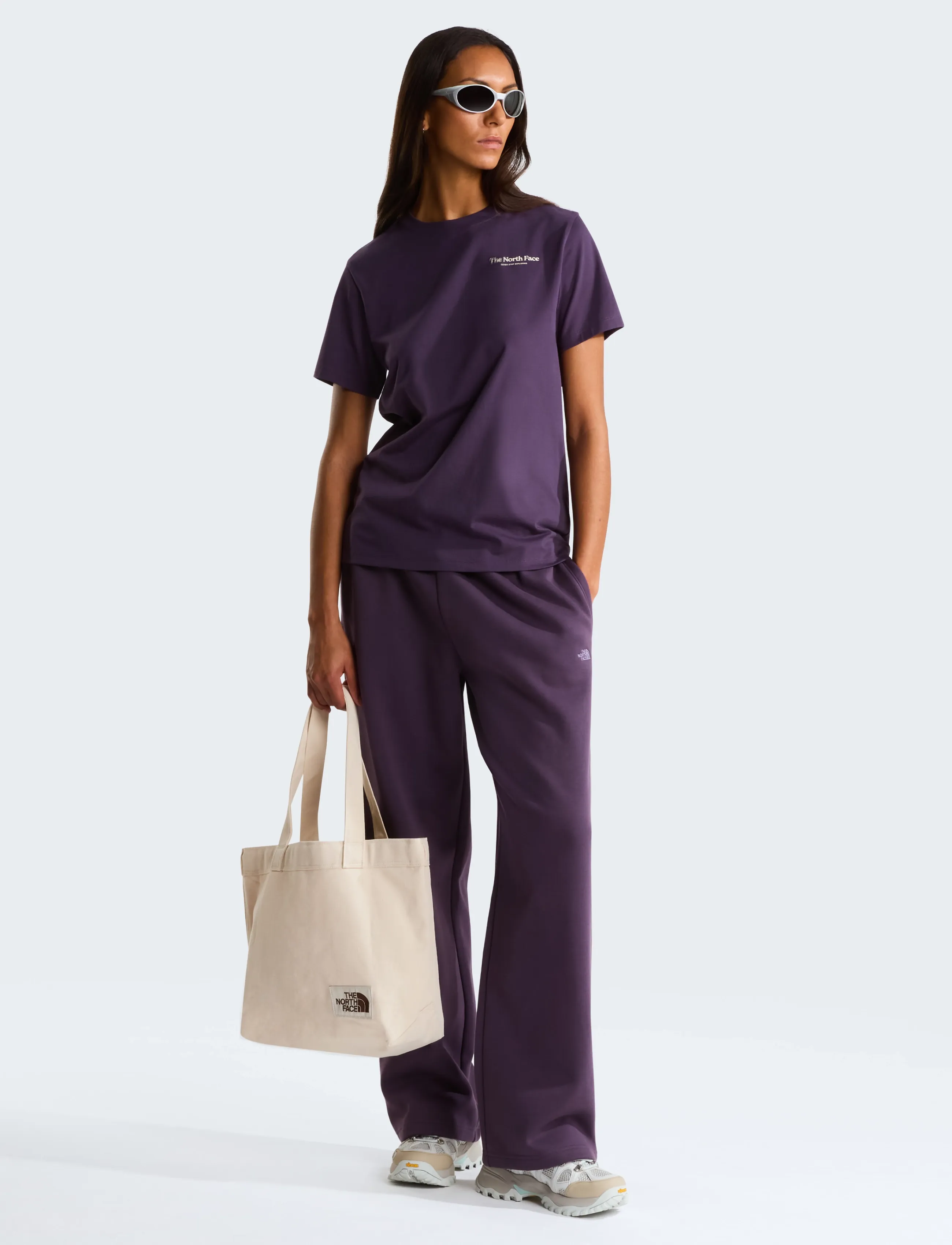The North Face - W MONTE REG SS TEE-GRAPHIC - alussärgid ja t-särgid - endless dusk - 4