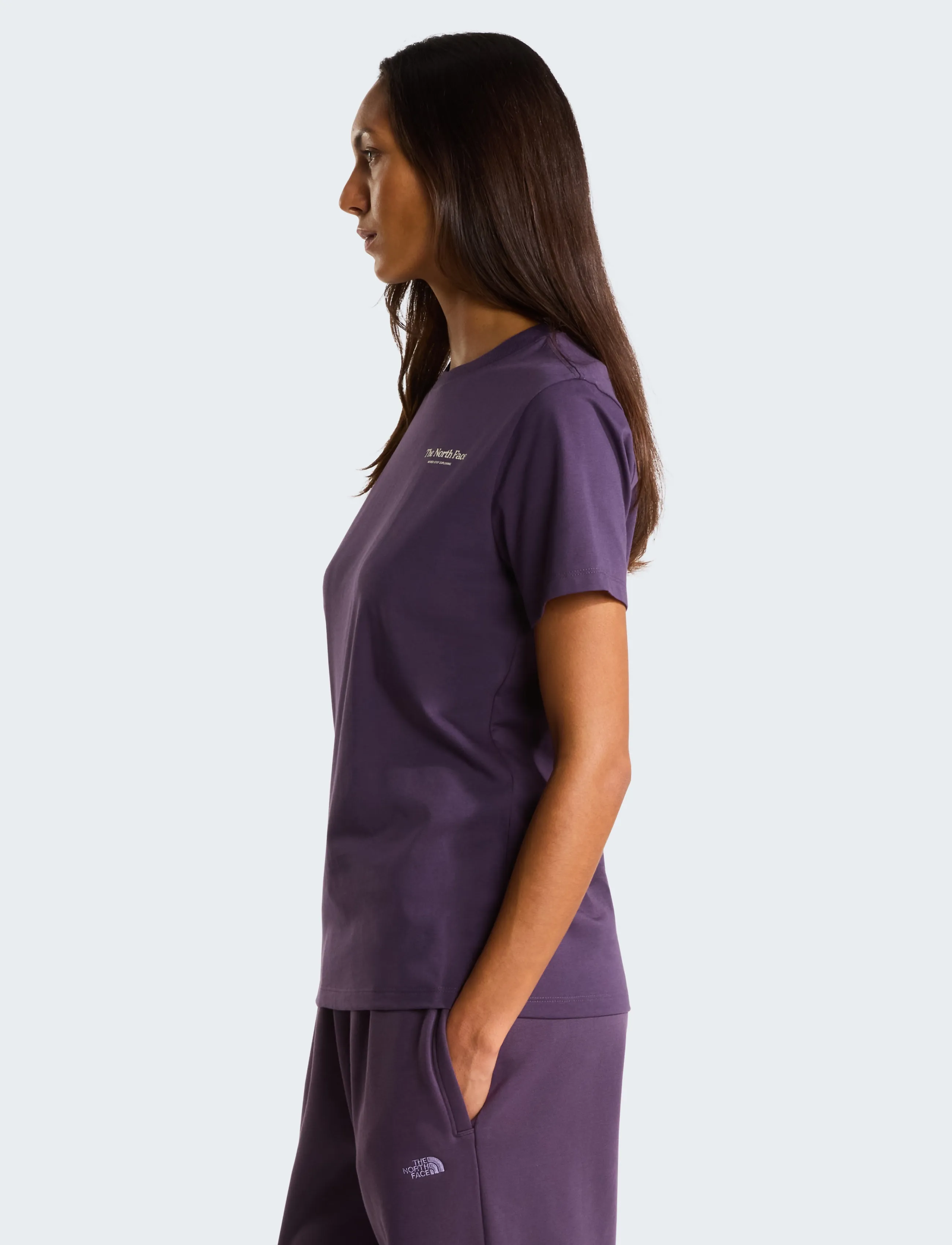 The North Face - W MONTE REG SS TEE-GRAPHIC - alussärgid ja t-särgid - endless dusk - 5