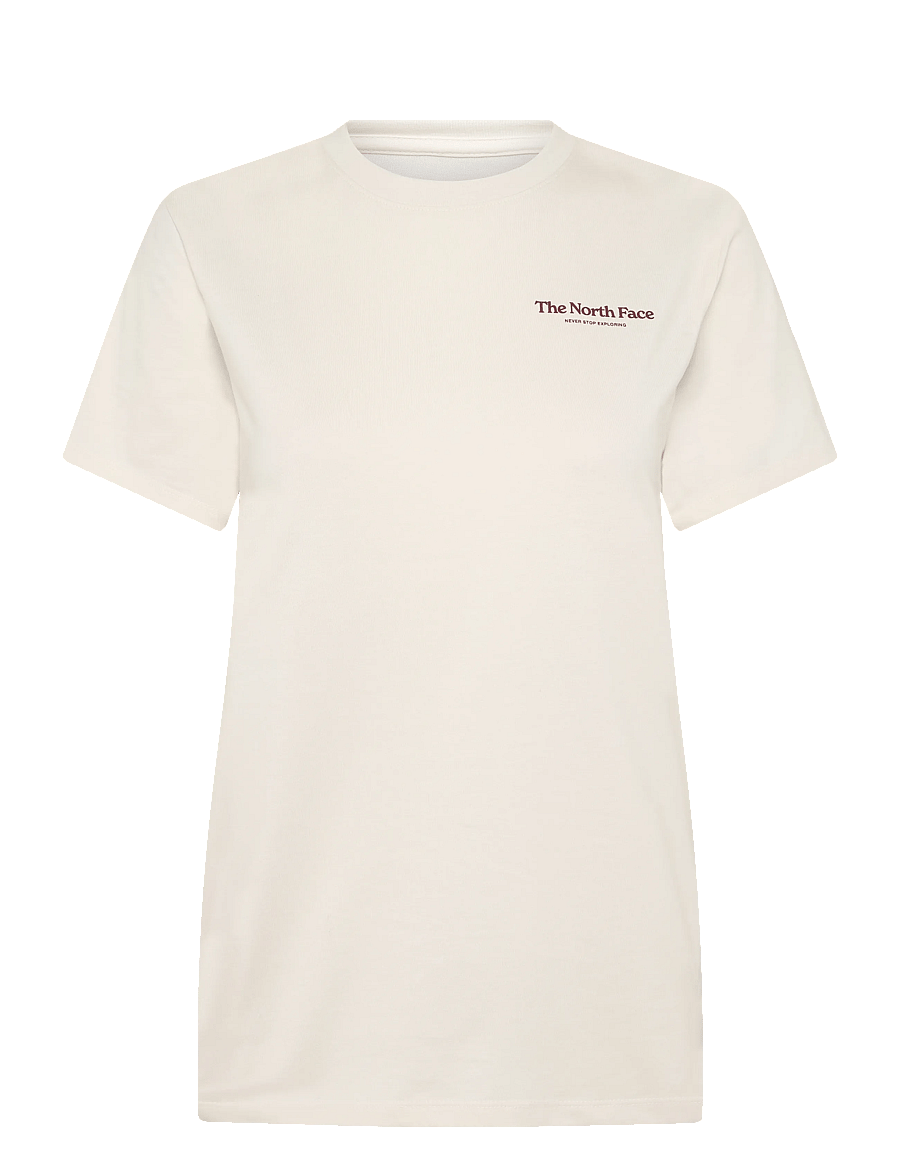 The North Face - W MONTE REG SS TEE-GRAPHIC - oberteile & t-shirts - white dune - 1