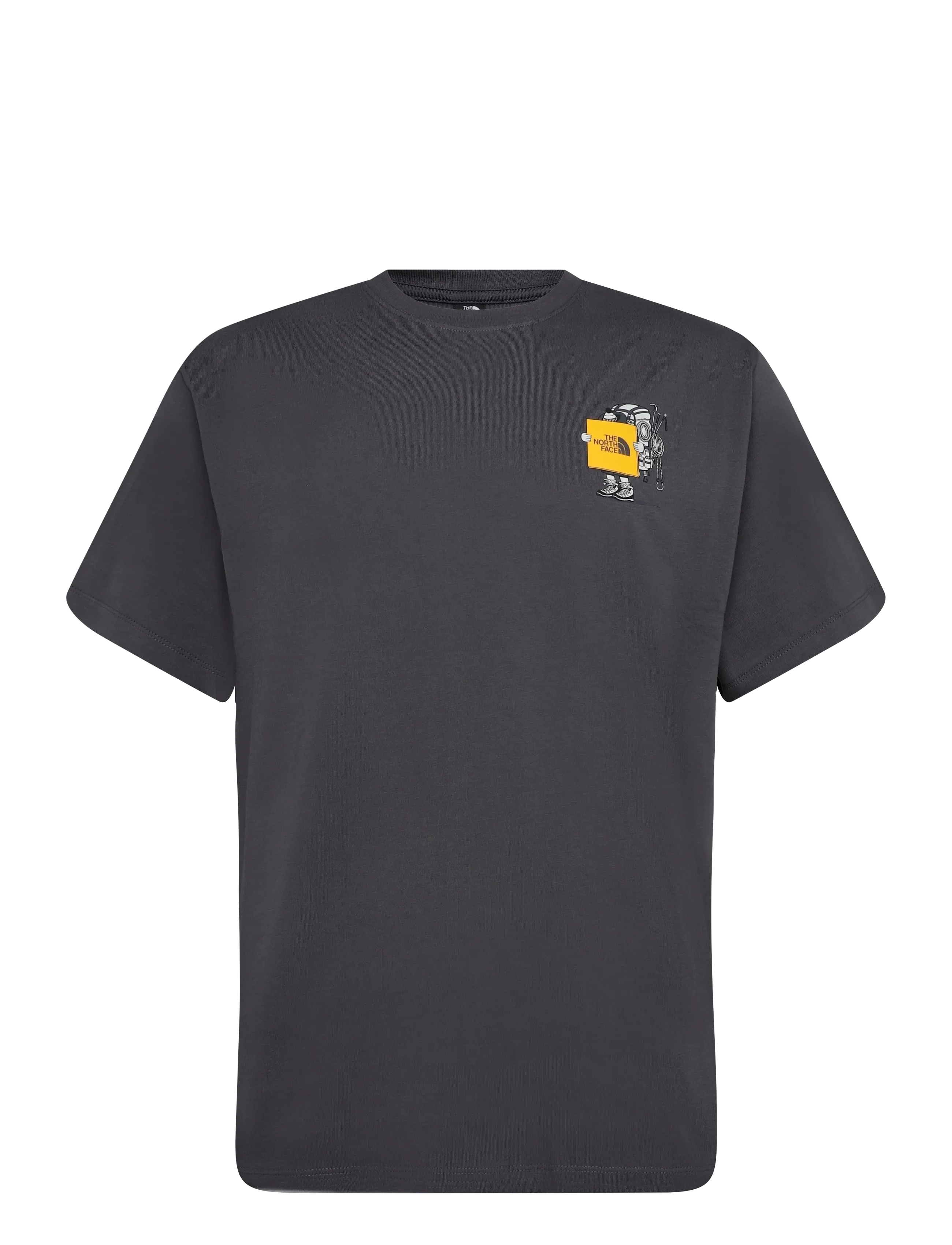 The North Face U GEAR UP GET OUT RLX SS TEE-GRAPHIC - Tops & T-shirts - ANTHRACITE GREY / grey