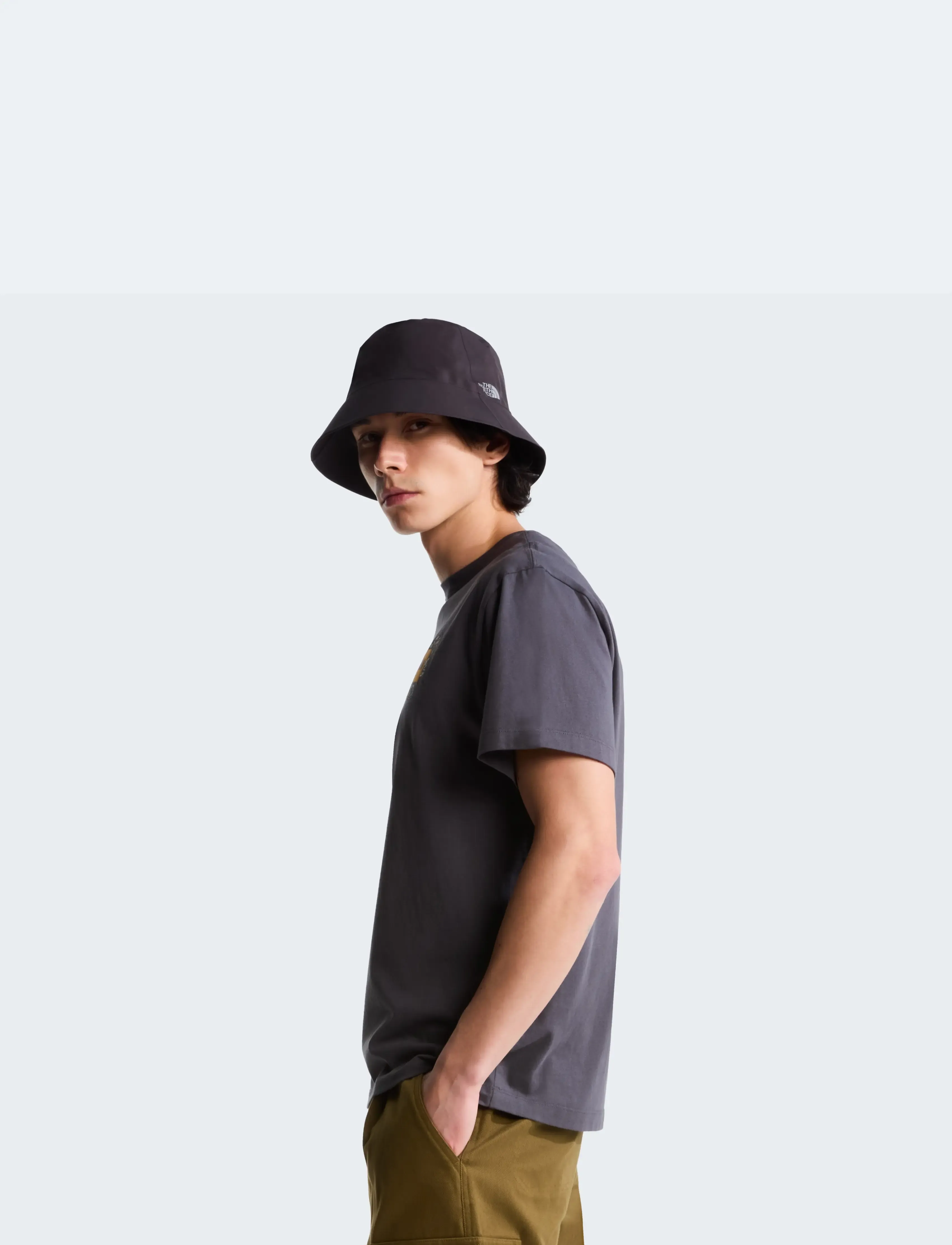 The North Face - U GEAR UP GET OUT RLX SS TEE-GRAPHIC - lowest prices - anthracite grey - 5