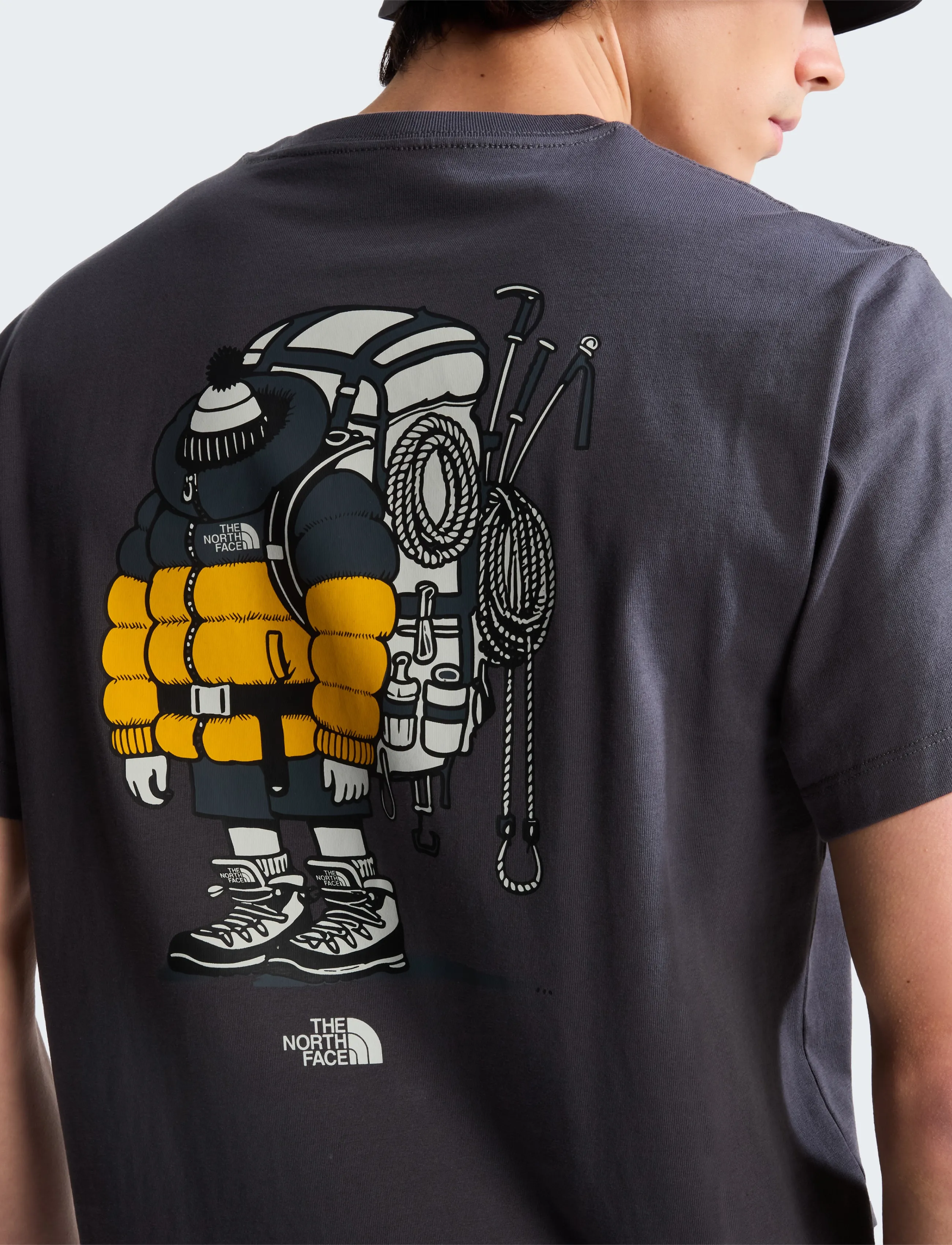 The North Face U GEAR UP GET OUT RLX SS TEE-GRAPHIC - Streetstyle - ANTHRACITE GREY / grey
