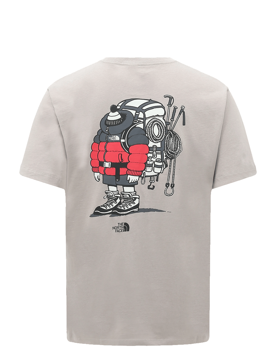 The North Face - U GEAR UP GET OUT RLX SS TEE-GRAPHIC - tops & t-shirts - stone slab - 2
