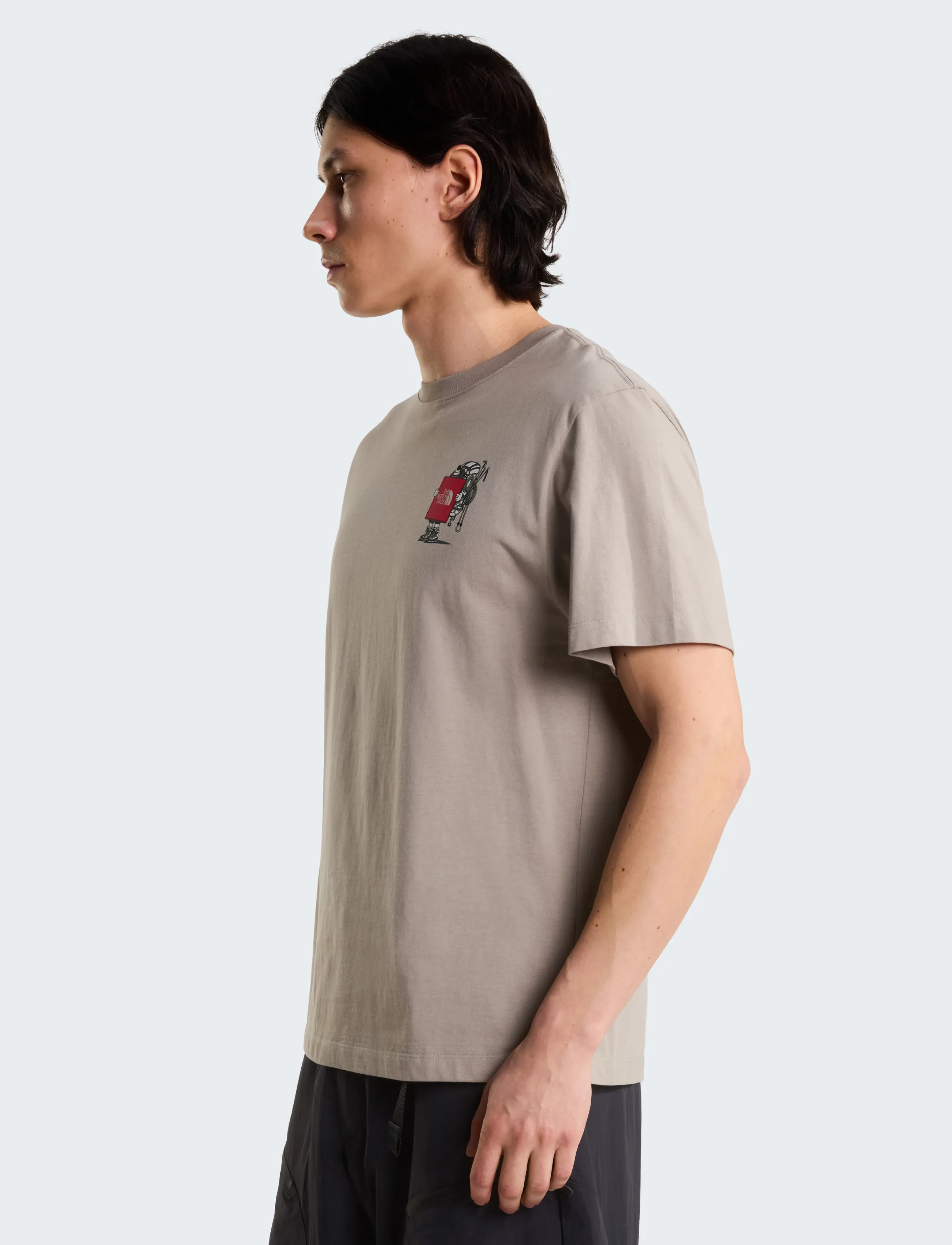 The North Face - U GEAR UP GET OUT RLX SS TEE-GRAPHIC - tops & t-shirts - stone slab - 5