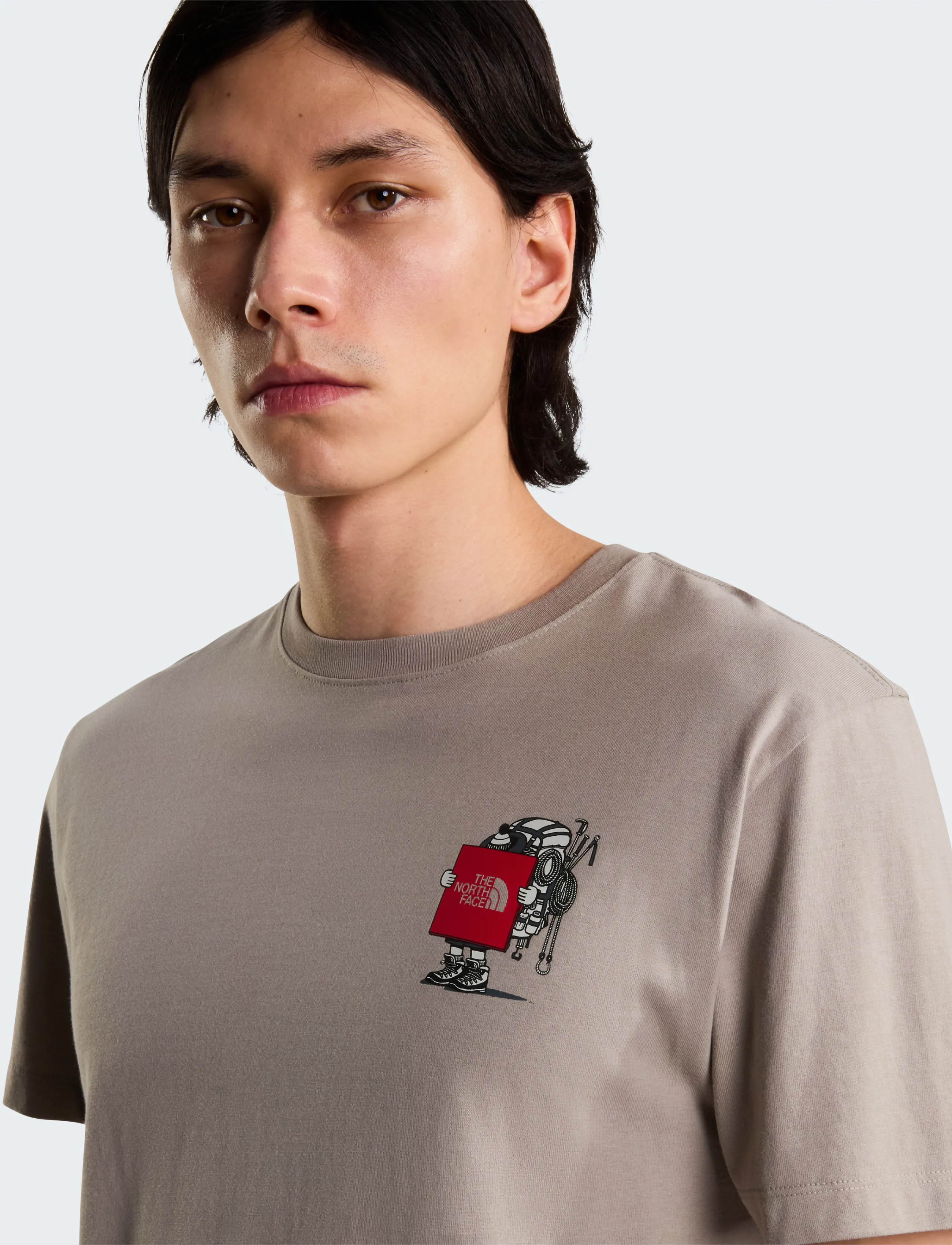 THE NORTH FACE T-shirts med korta ärmar U GEAR UP GET OUT RLX SS TEE-GRAPHIC t-shirts med tryck herr – bild 9