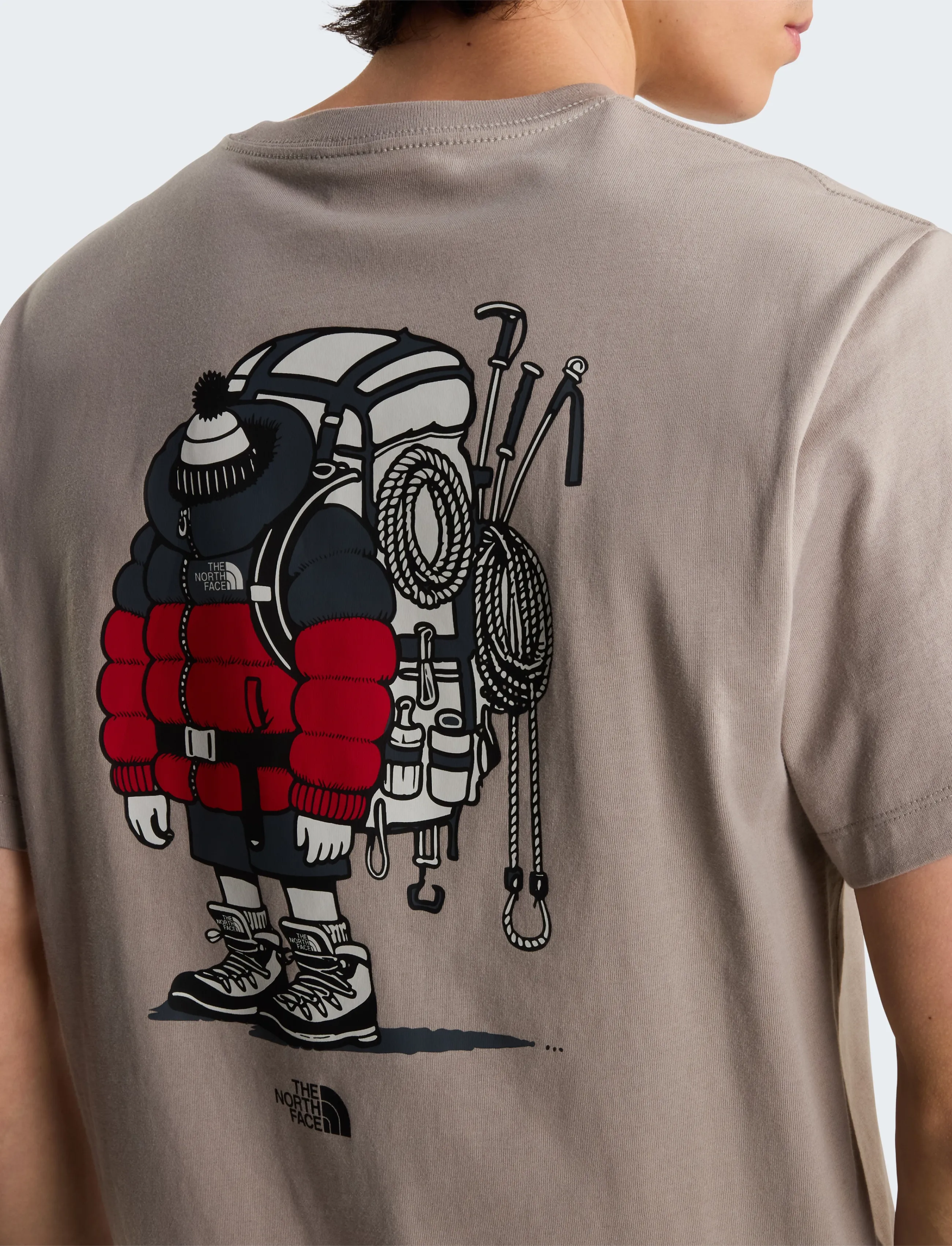 THE NORTH FACE T-shirts med korta ärmar U GEAR UP GET OUT RLX SS TEE-GRAPHIC t-shirts med tryck herr – bild 10