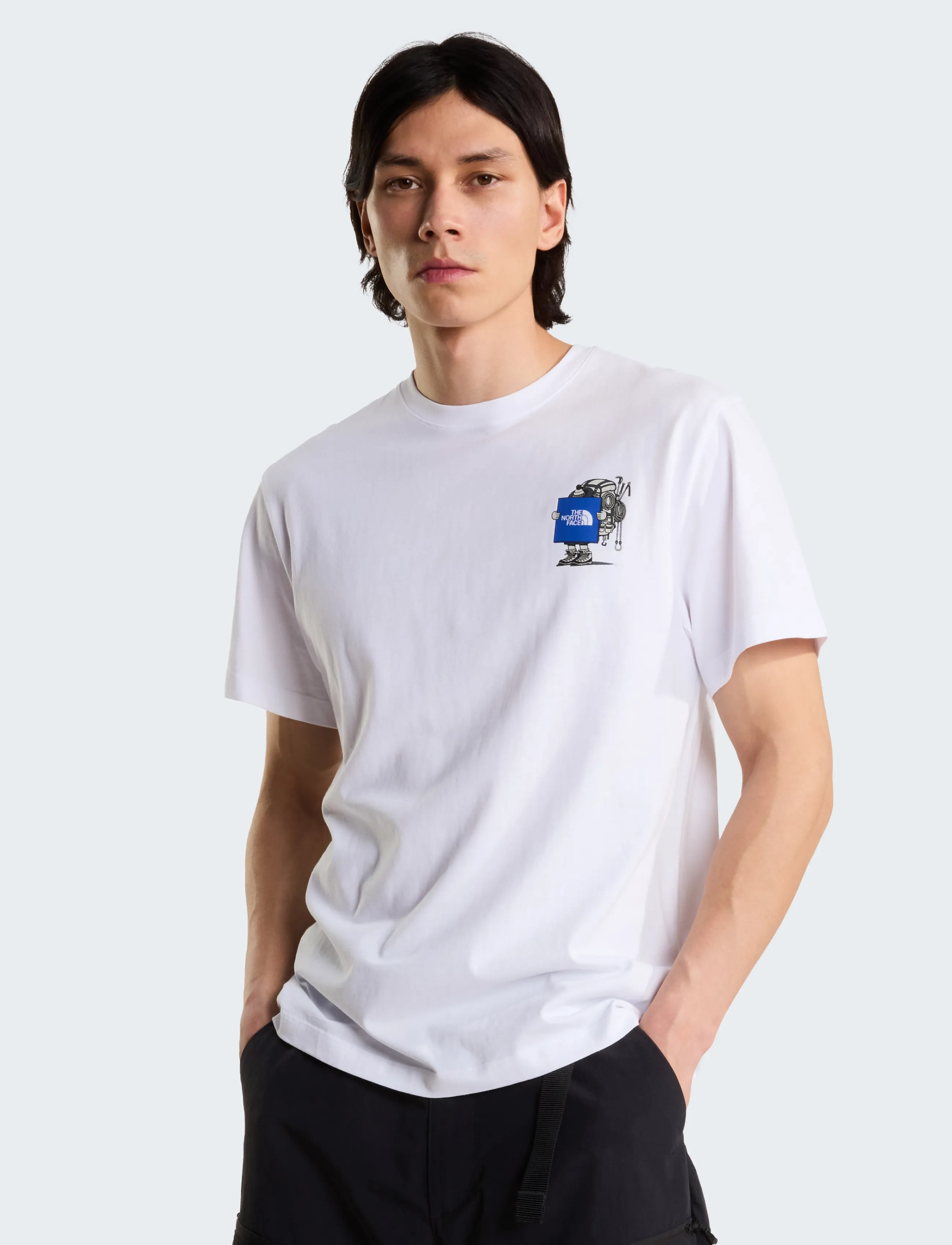 The North Face - U GEAR UP GET OUT RLX SS TEE-GRAPHIC - t-shirts - tnf white - 3