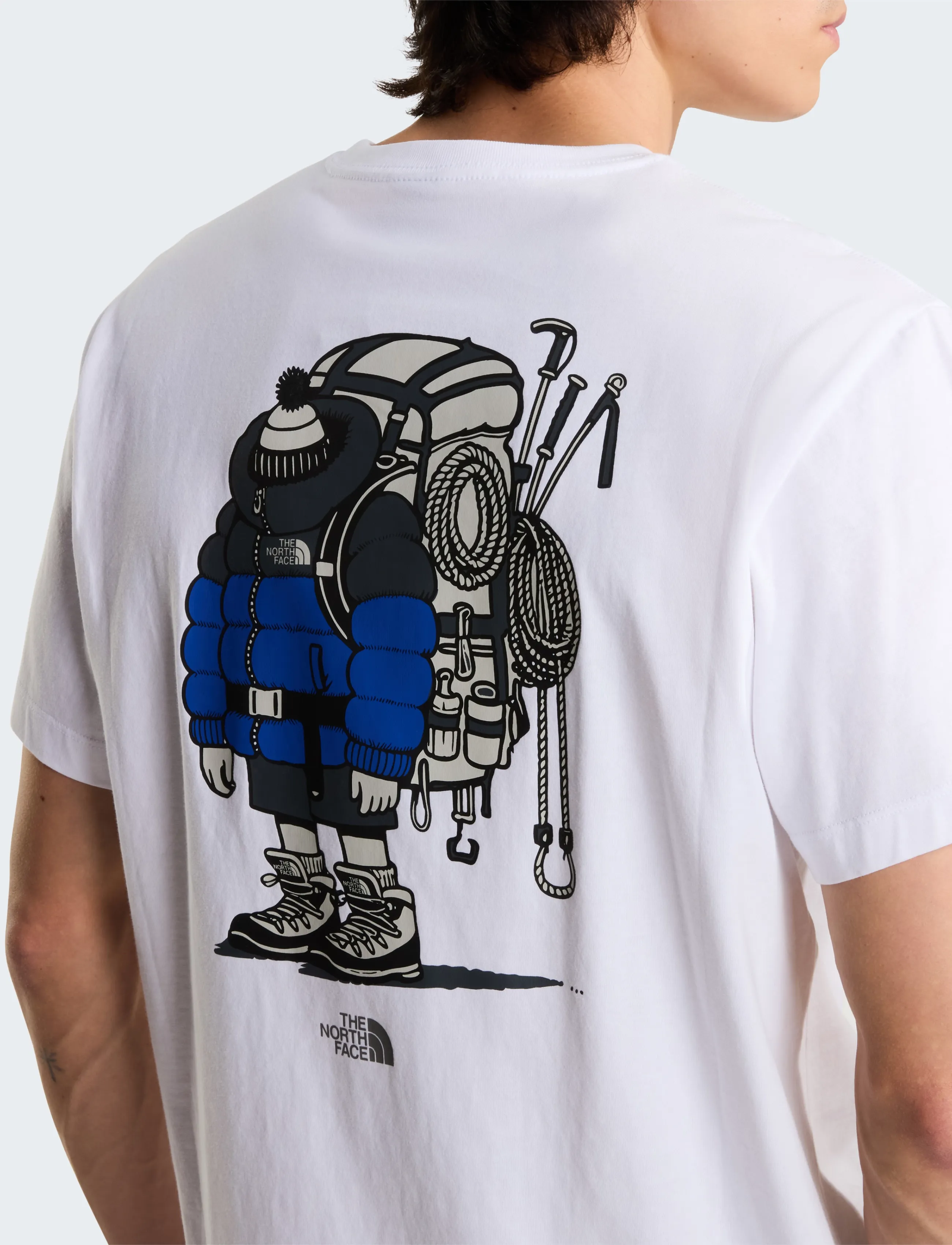 The North Face U GEAR UP GET OUT RLX SS TEE-GRAPHIC - Kleidung - TNF WHITE / white