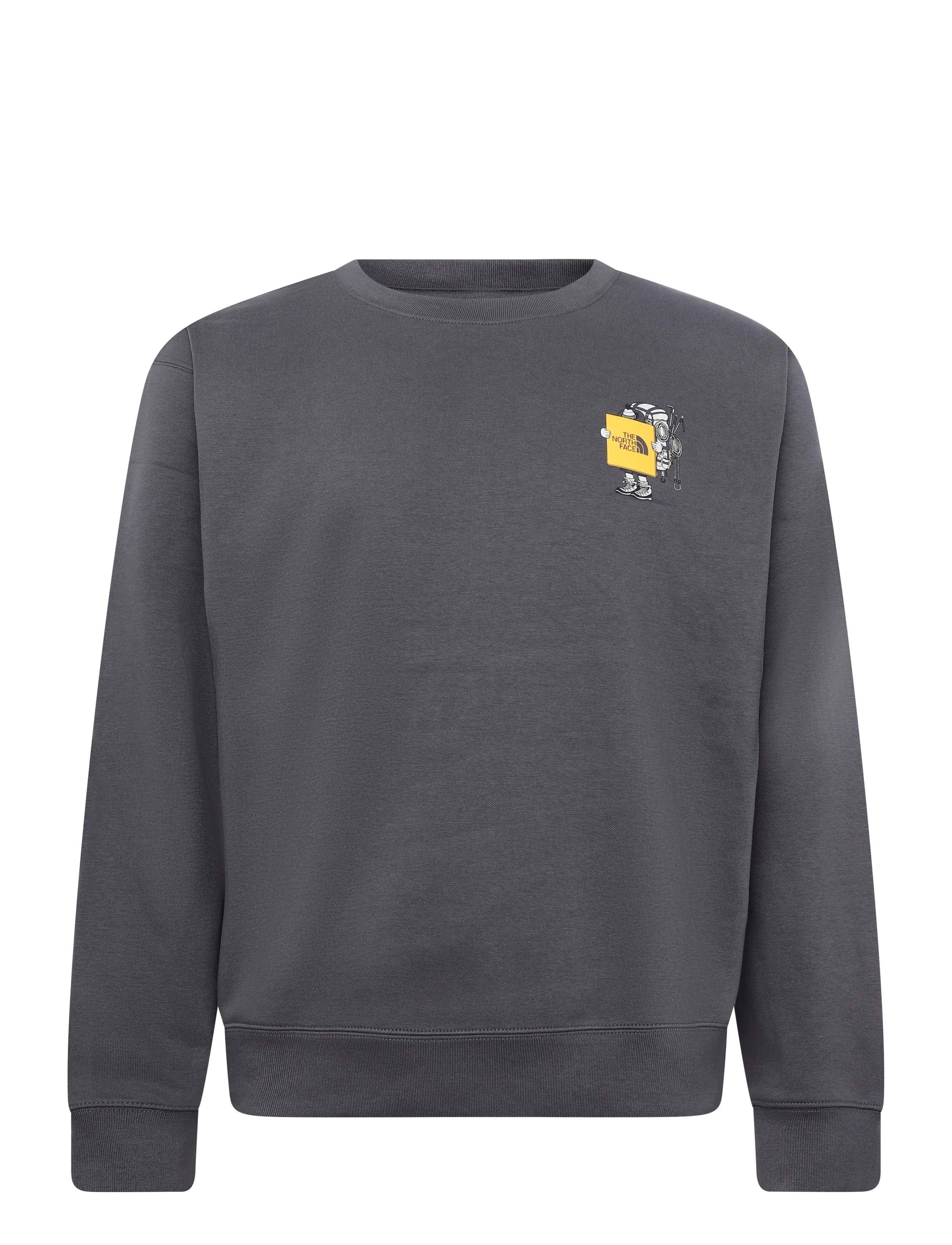 The North Face - U GEAR UP GET OUT RLX CREW-GRAPHIC - alussärgid - anthracite grey - 1