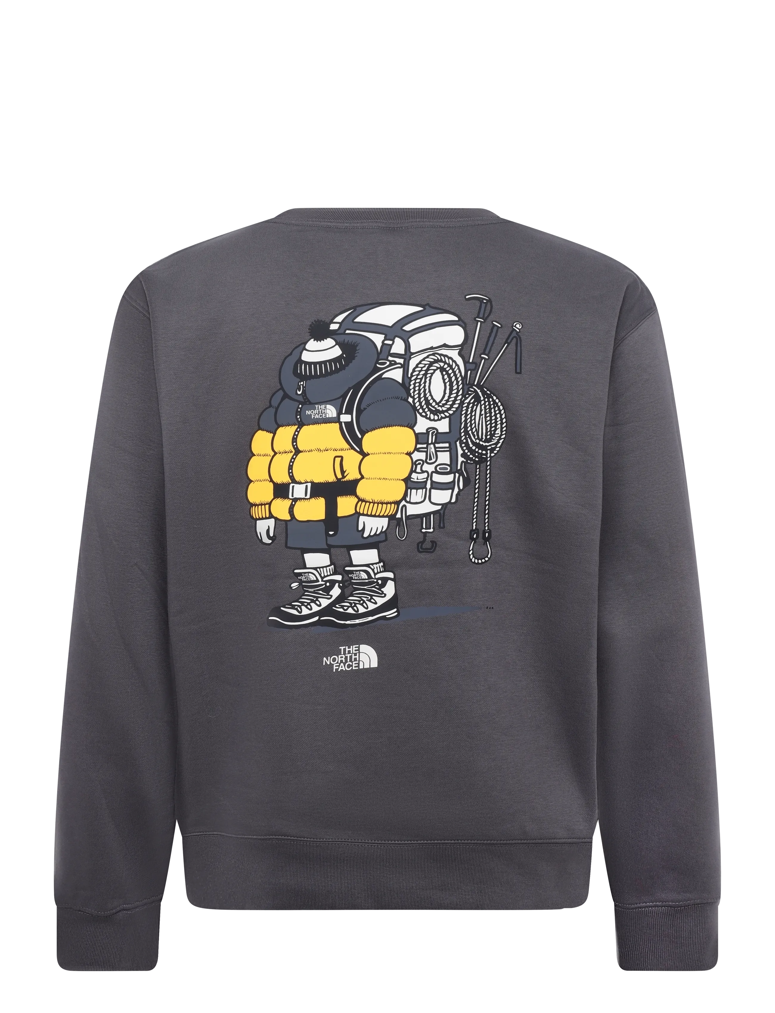 The North Face - U GEAR UP GET OUT RLX CREW-GRAPHIC - alussärgid - anthracite grey - 2