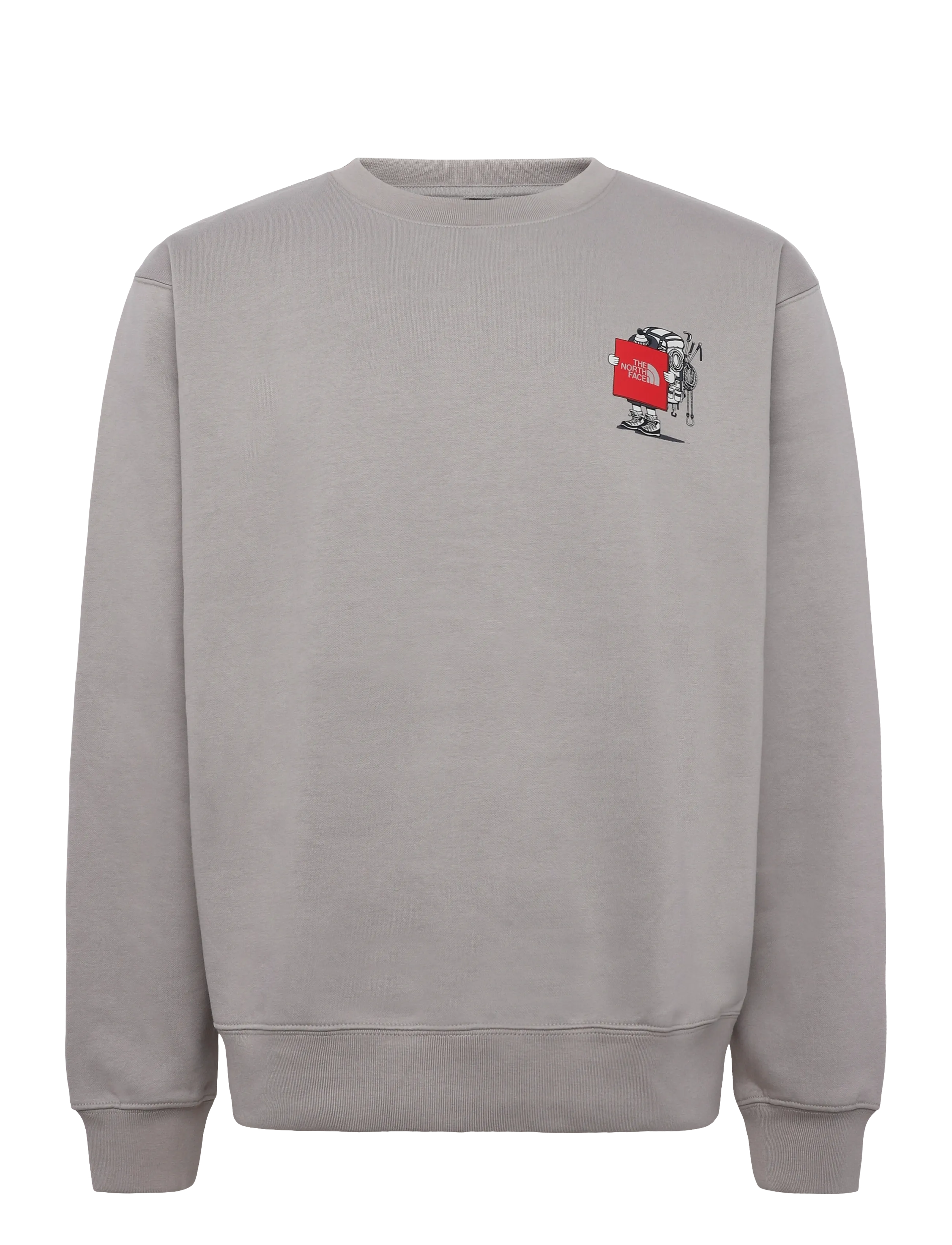 The North Face U GEAR UP GET OUT RLX CREW-GRAPHIC - Riided - STONE SLAB / grey