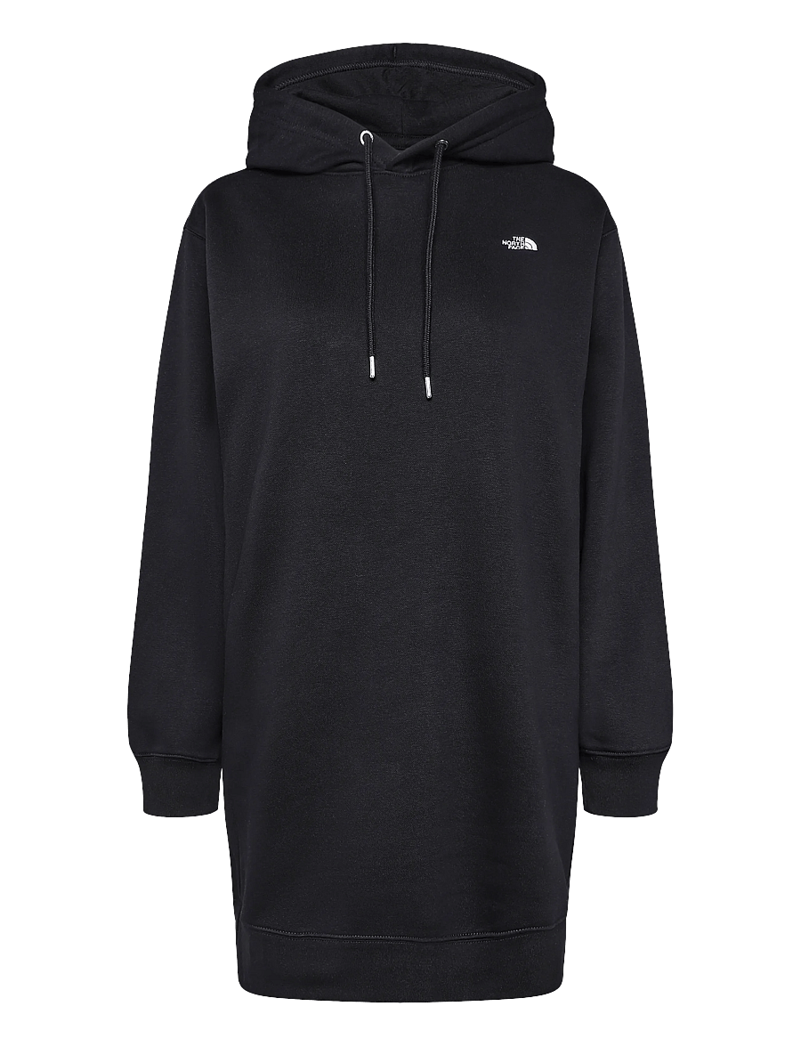 The North Face - W ESSENTIAL SD RLX HOODED DRESS - klänningar & kjolar - tnf black - 0