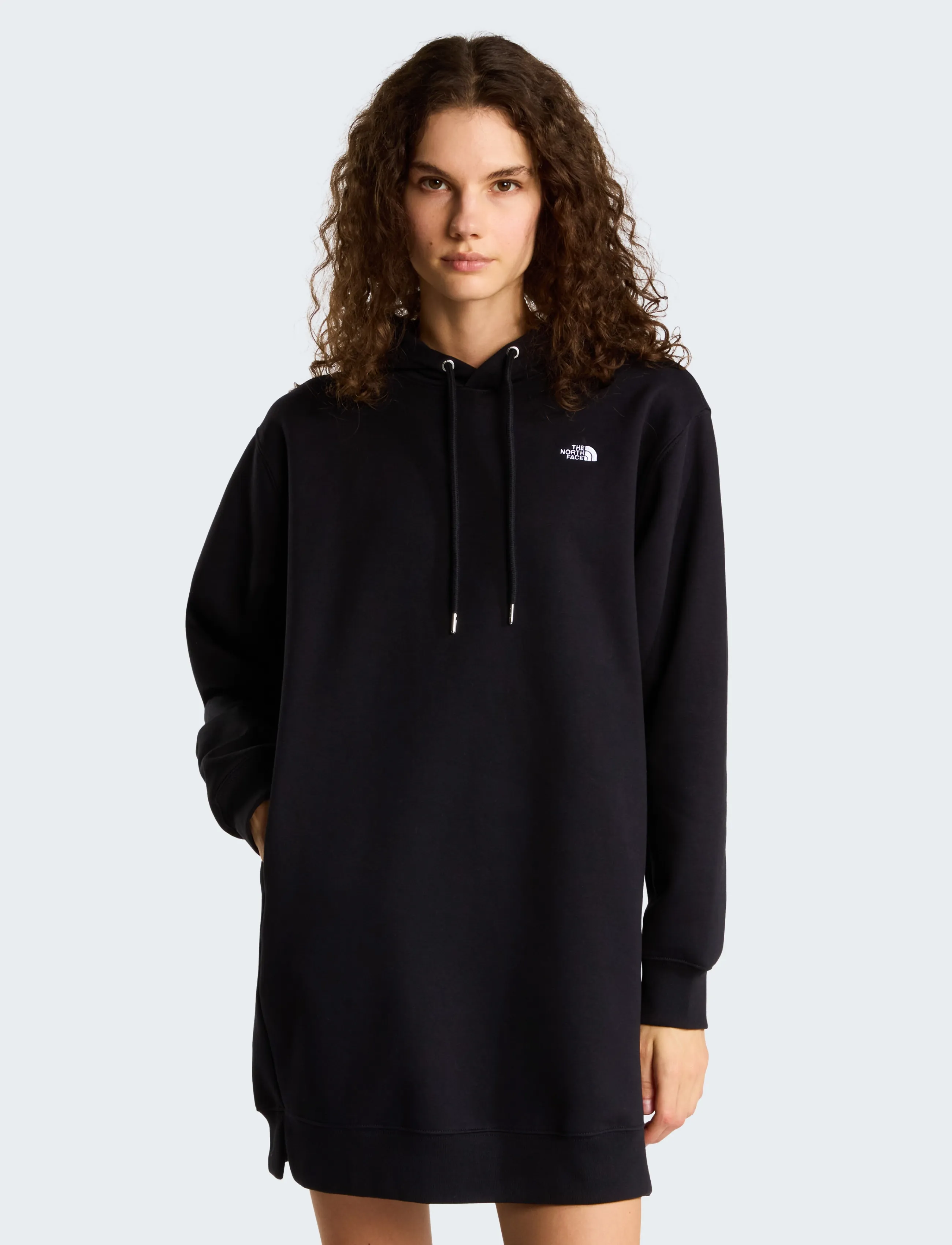 The North Face W ESSENTIAL SD RLX HOODED DRESS - Klänningar - TNF BLACK / black
