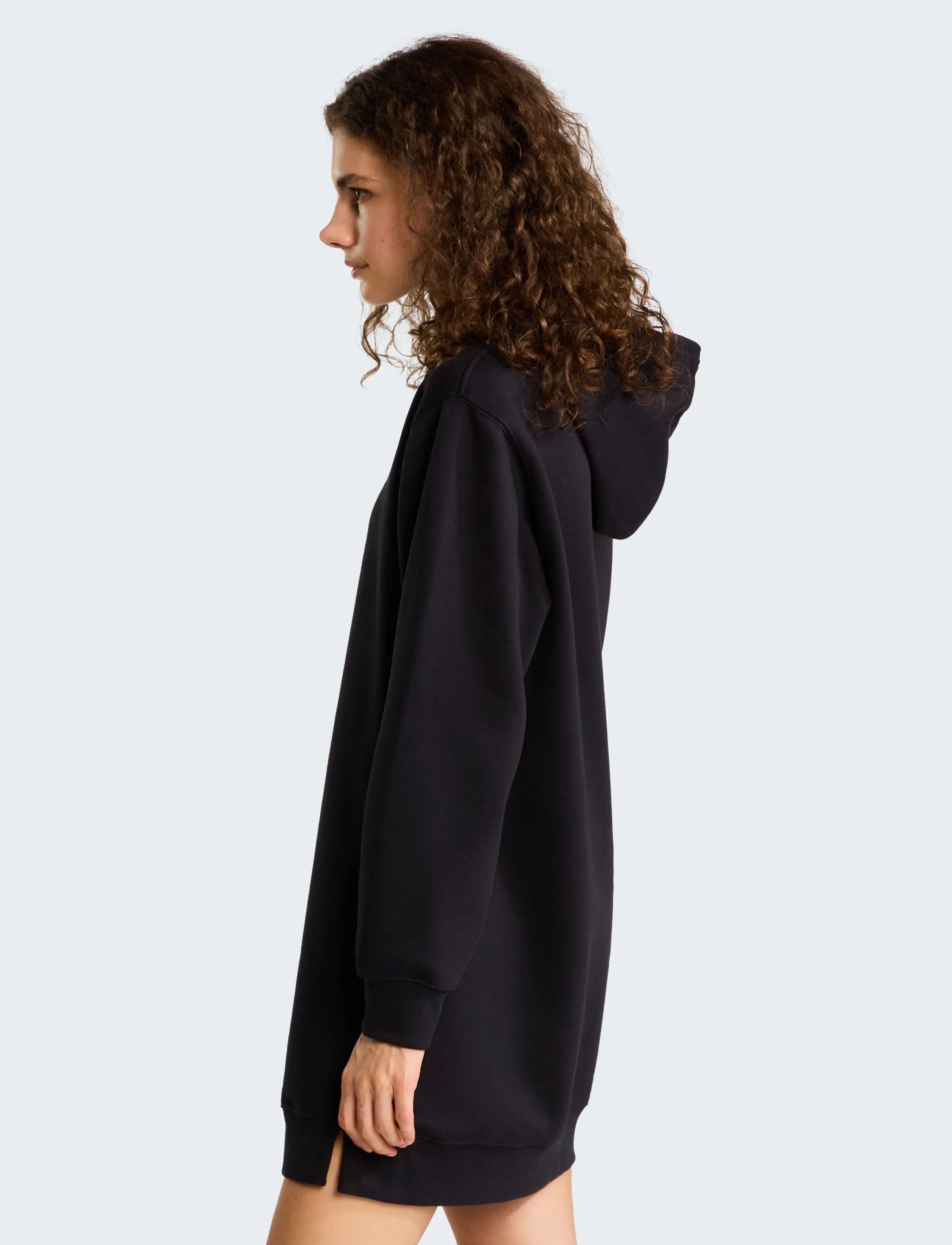 The North Face - W ESSENTIAL SD RLX HOODED DRESS - sportkleider - tnf black - 4
