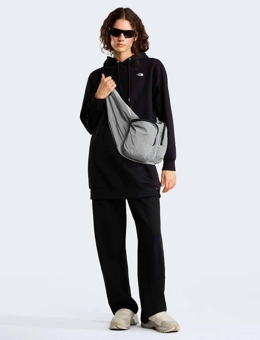 The North Face - W ESSENTIAL SD RLX HOODED DRESS - kleider & röcke - tnf black - 5
