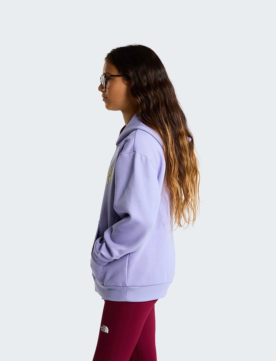 The North Face - TEEN G BRAND PROUD RELAXED HOODIE - GRA - huvtröjor - pale plum - 4