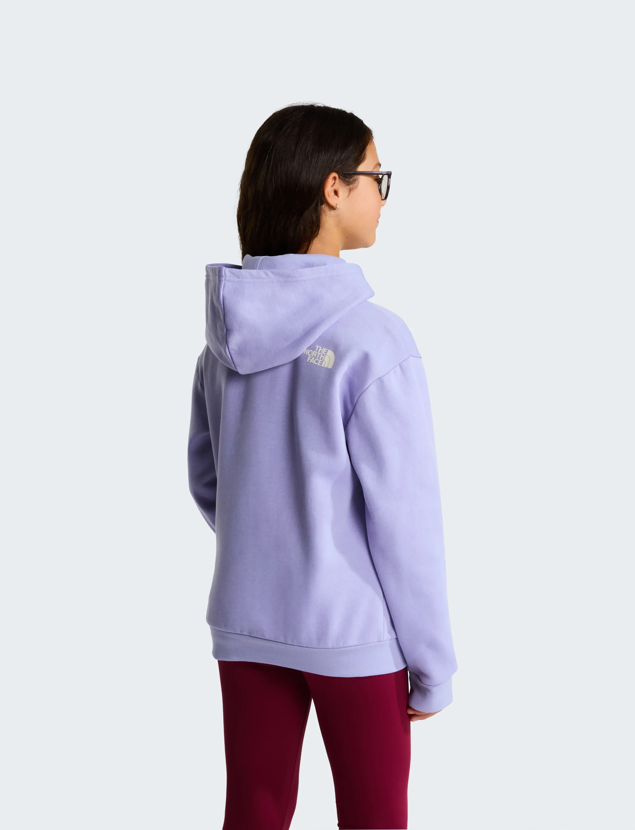 The North Face - TEEN G BRAND PROUD RELAXED HOODIE - GRA - huvtröjor - pale plum - 5