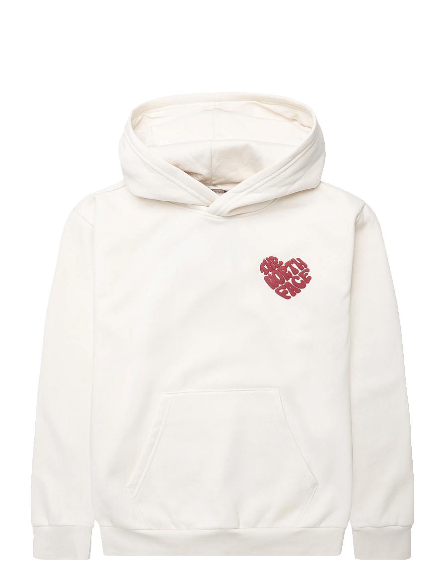 The North Face - TEEN G BRAND PROUD RELAXED HOODIE - GRA - kapuutsiga pusad - white dune - 1