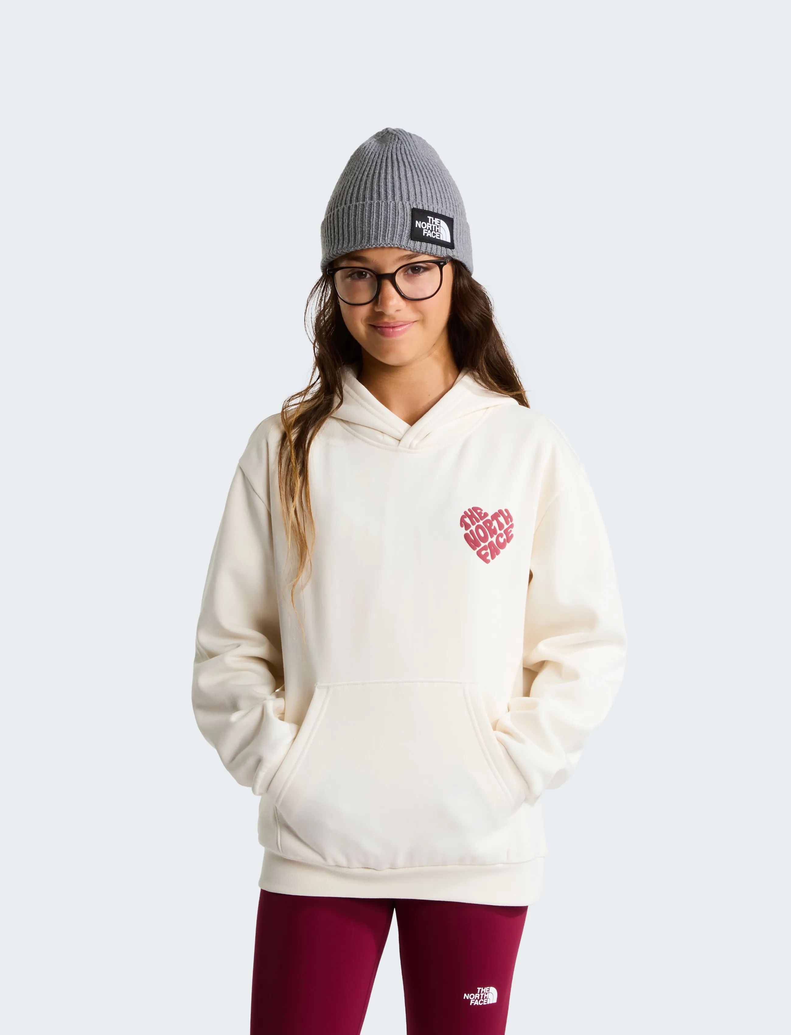 The North Face Teen G Brand Proud Relaxed Hoodie Gra, M, Sweatshirts & Hoodies, Creme - Kinder