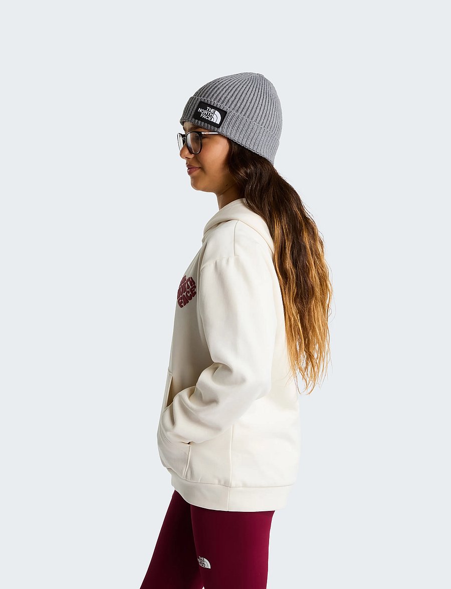 The North Face - TEEN G BRAND PROUD RELAXED HOODIE - GRA - kapuutsiga pusad - white dune - 4