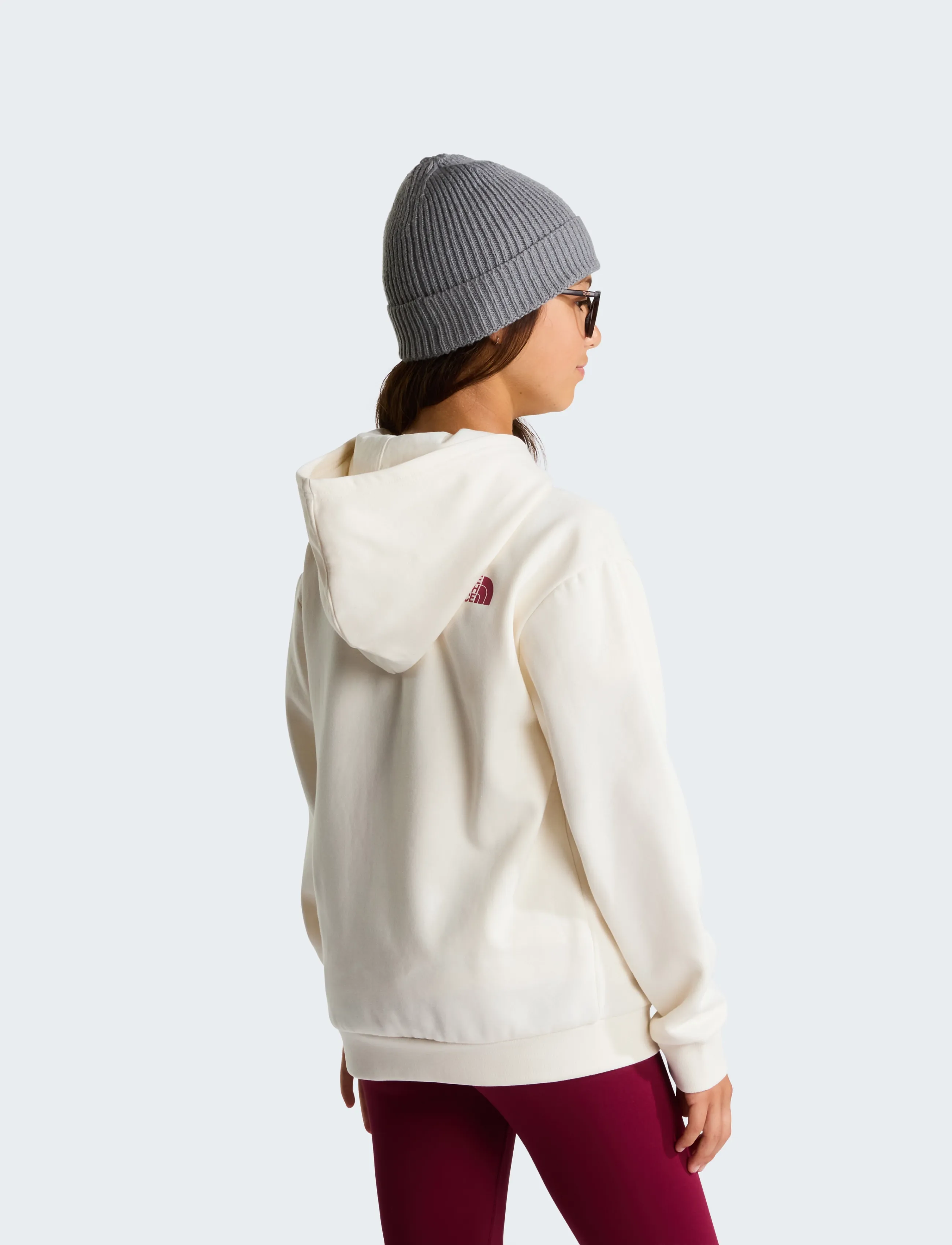 The North Face - TEEN G BRAND PROUD RELAXED HOODIE - GRA - white dune - 5