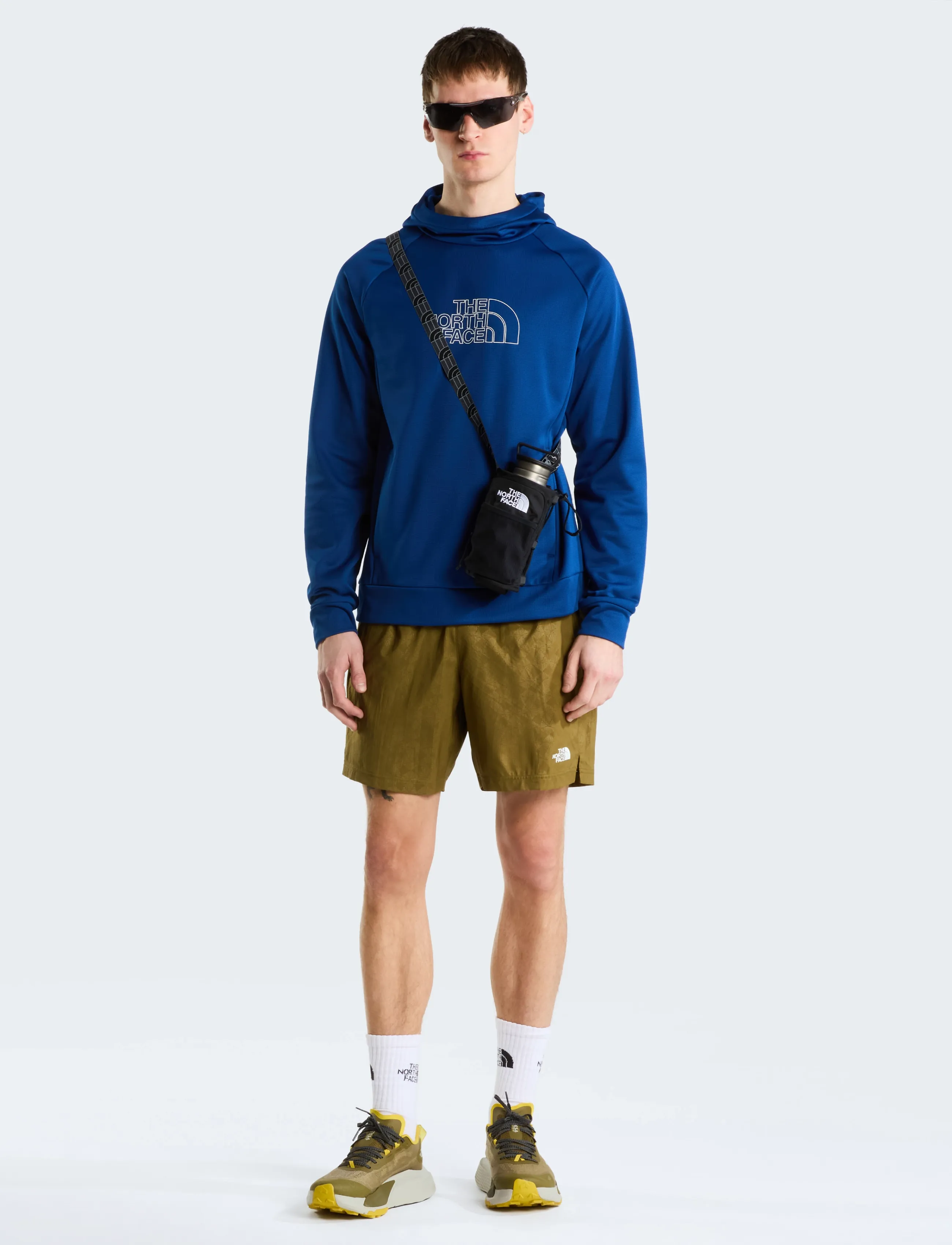 The North Face - M REAXION 2.0 HOODED SWEATER-GRAPHIC - overdele - estate blue dark heather - 3