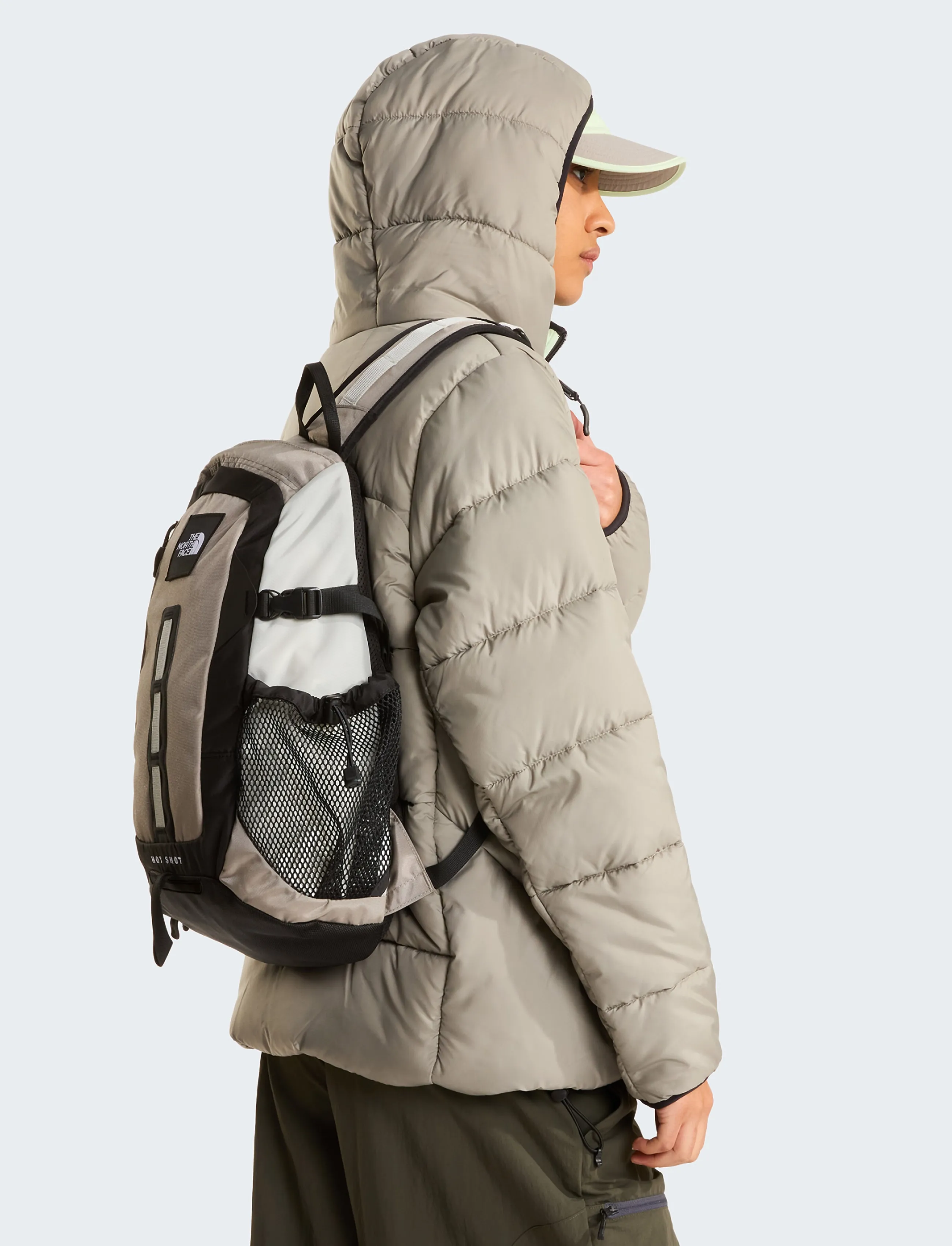 The North Face - HOT SHOT SLING - sport backpacks - stone slab/cumulus clou - 2
