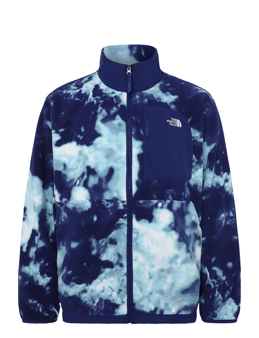 The North Face - M YUMIORI OFF PEAK FULL ZIP JACKET -PRNT - fleece & mellanlager - bold blue granitic rock - 1