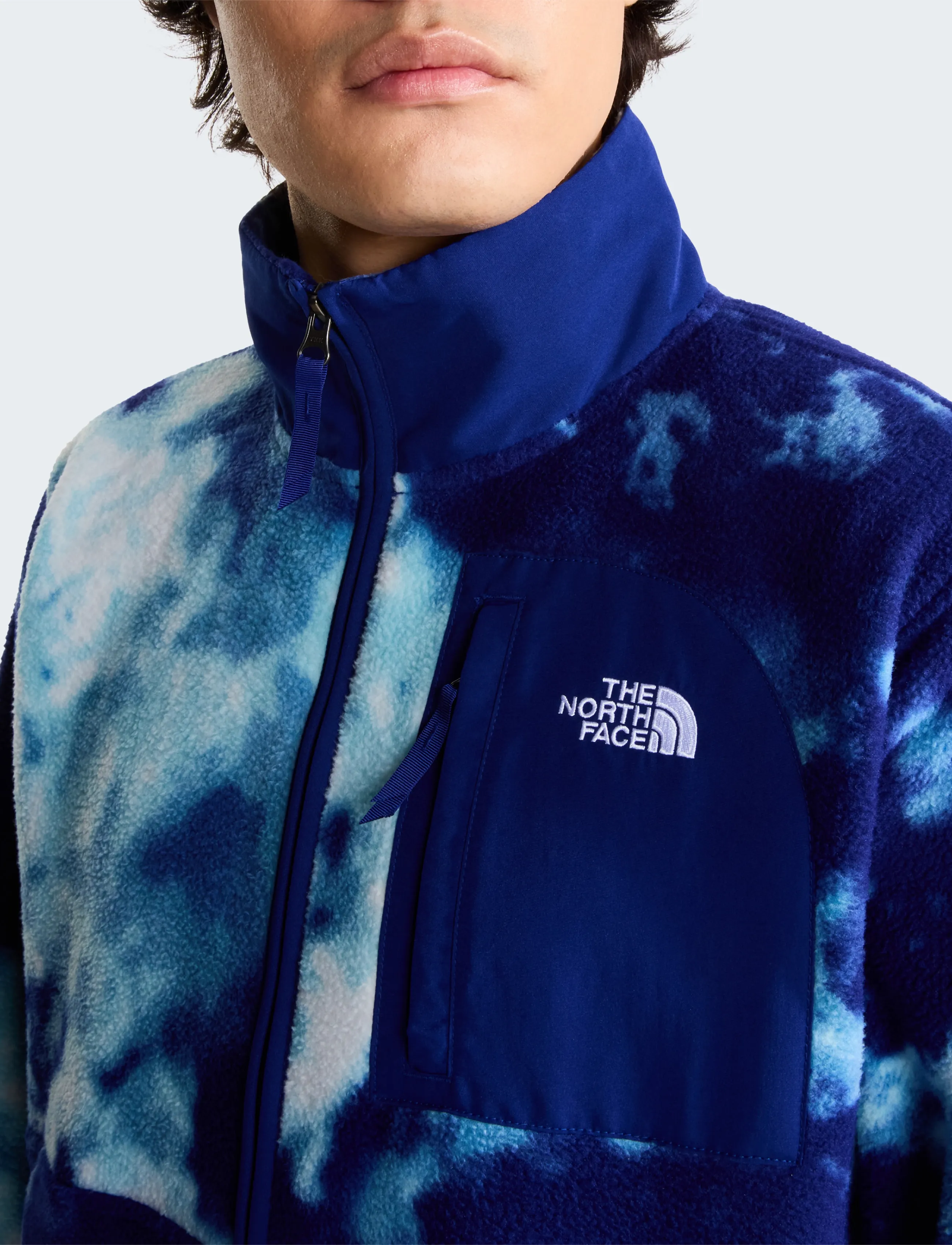 The North Face M YUMIORI OFF PEAK FULL ZIP JACKET -PRNT - Kleidung - BOLD BLUE GRANITIC ROCK / blue