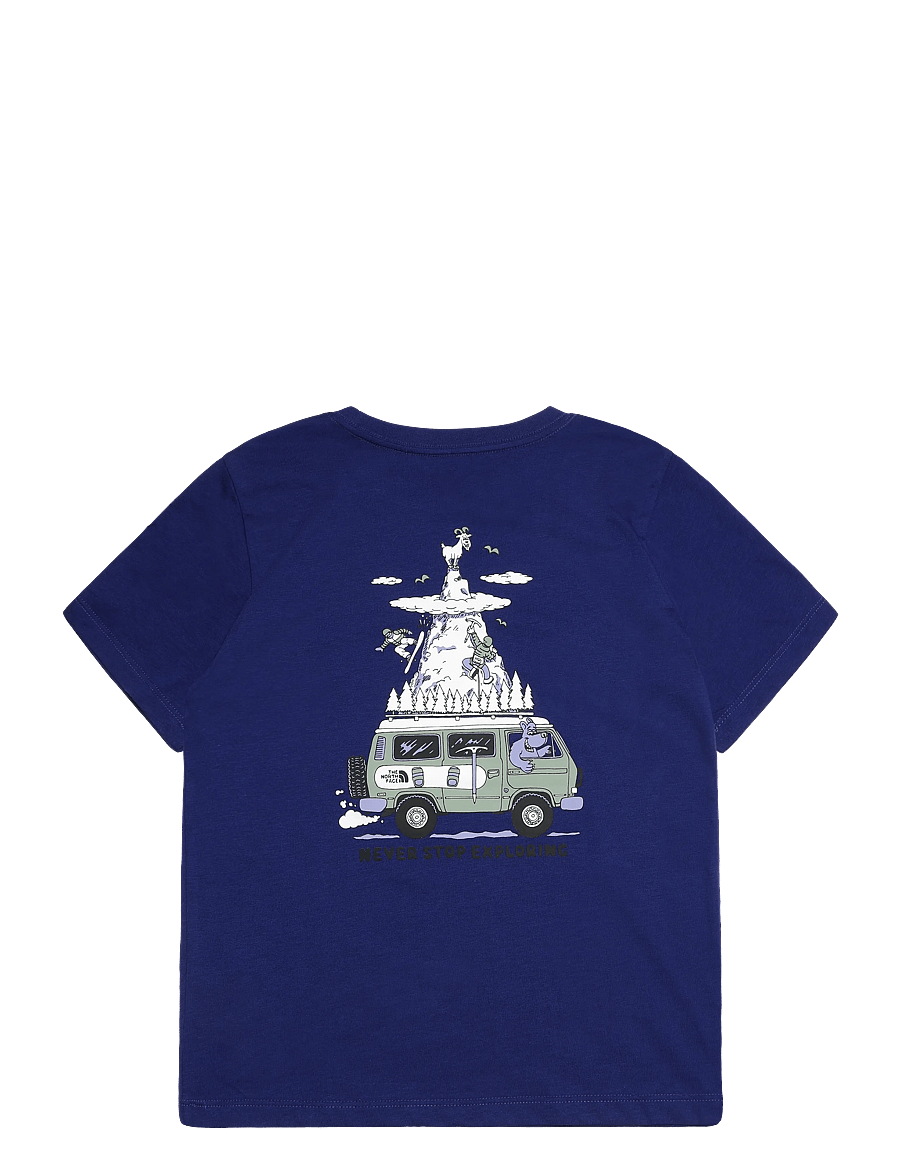 The North Face - TEEN B OUTDOOR REGULAR SS TEE - GRAPHIC - kurzärmelig - bold blue - 1