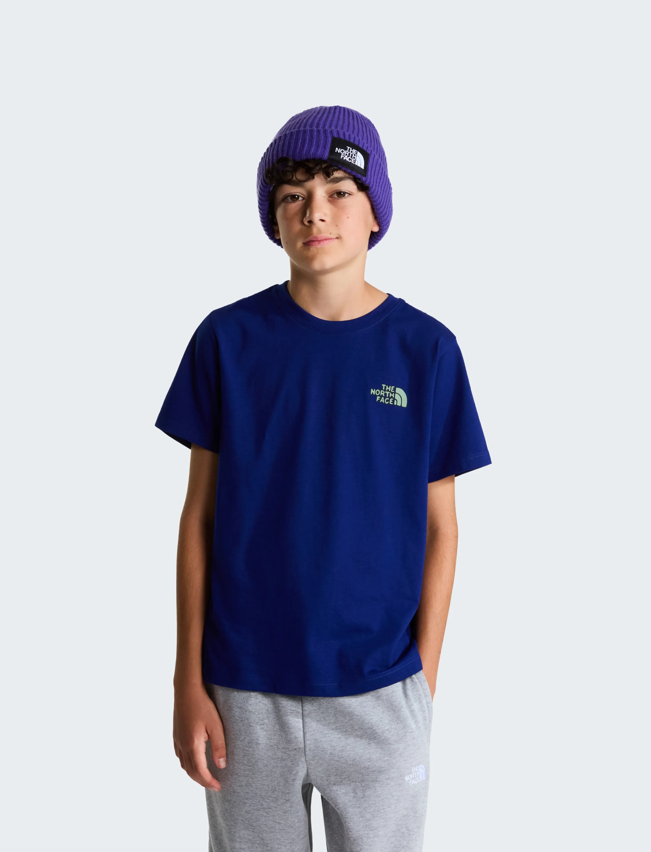 The North Face - TEEN B OUTDOOR REGULAR SS TEE - GRAPHIC - kurzärmelig - bold blue - 3