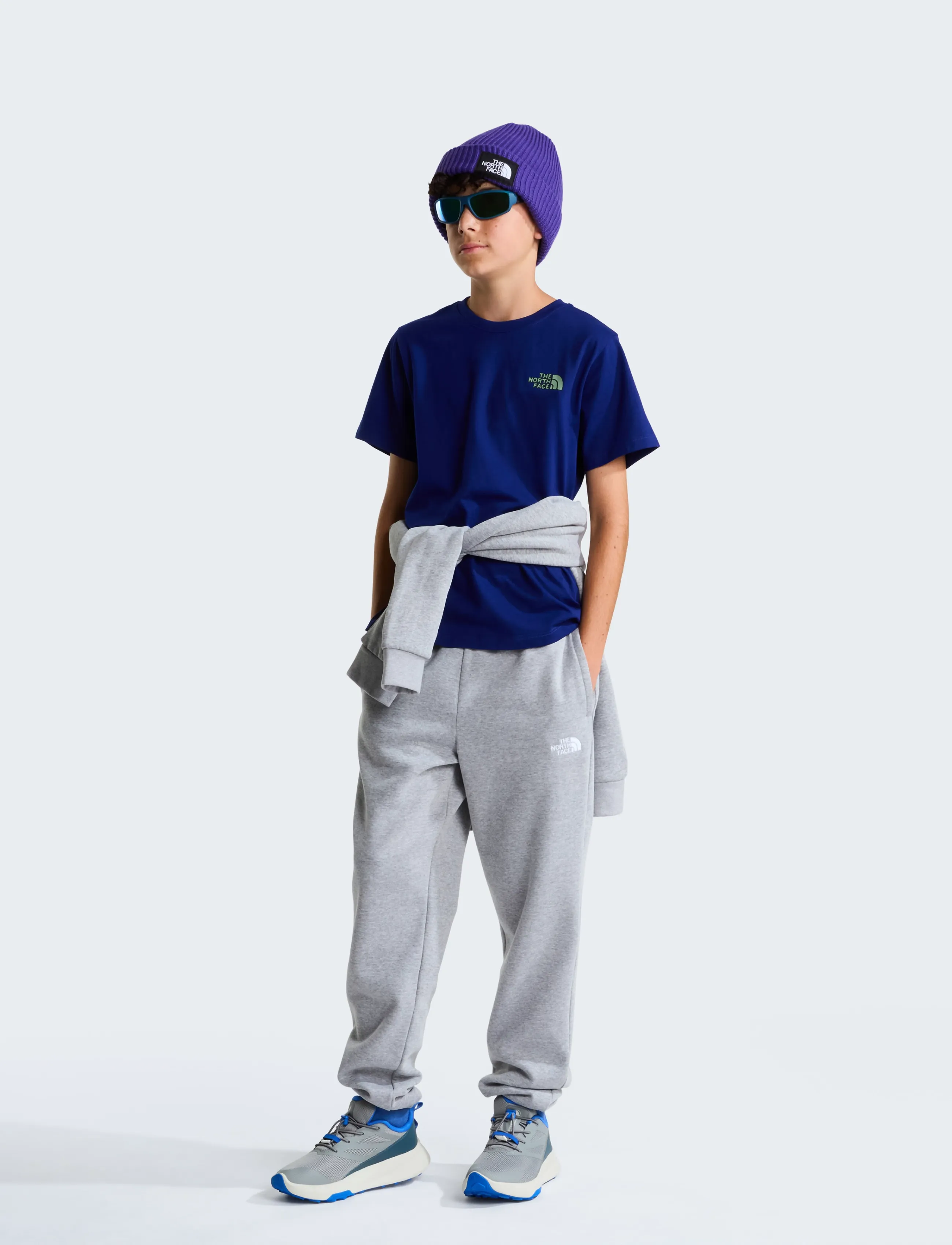 The North Face - TEEN B OUTDOOR REGULAR SS TEE - GRAPHIC - kurzärmelig - bold blue - 4