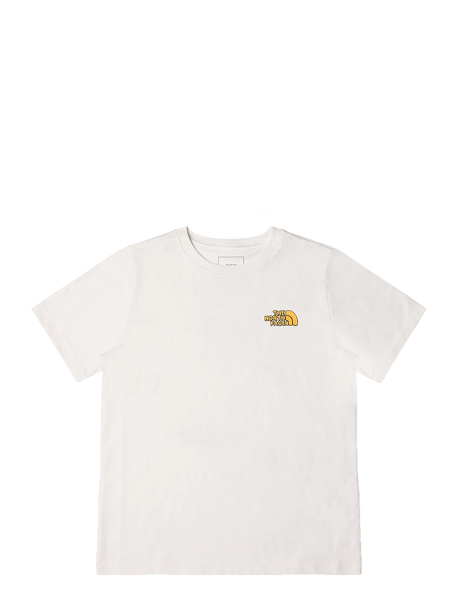 The North Face - TEEN B OUTDOOR REGULAR SS TEE - GRAPHIC - sportoberteile - white dune - 1