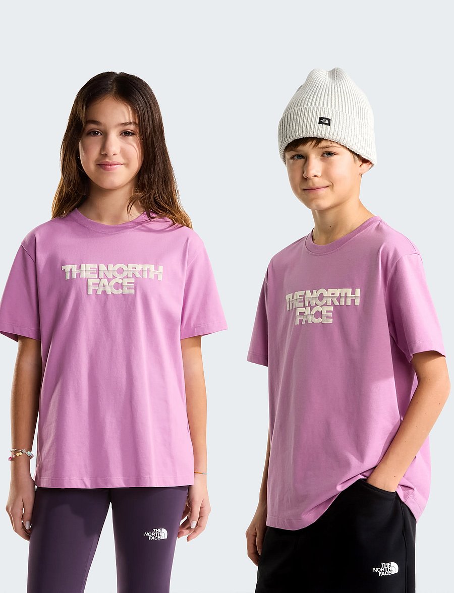 The North Face - TEEN G CHALBI RELAXED SS TEE - GRAPHIC - kurzärmelig - hushed lavender - 0