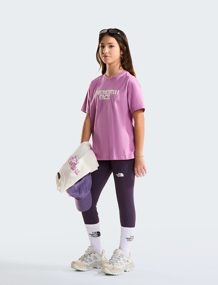 The North Face - TEEN G CHALBI RELAXED SS TEE - GRAPHIC - kurzärmelig - hushed lavender - 3