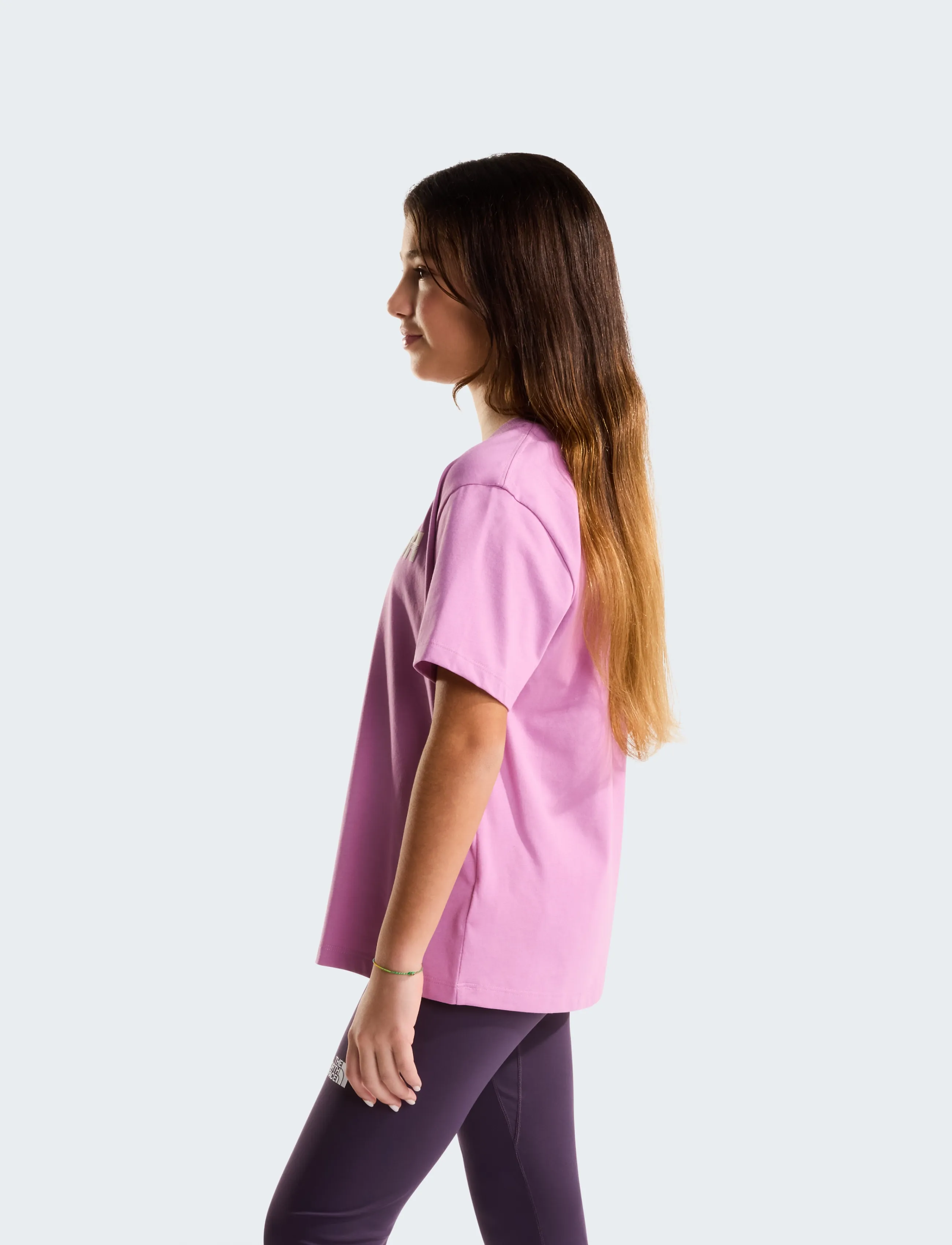 The North Face - TEEN G CHALBI RELAXED SS TEE - GRAPHIC - hushed lavender - 4