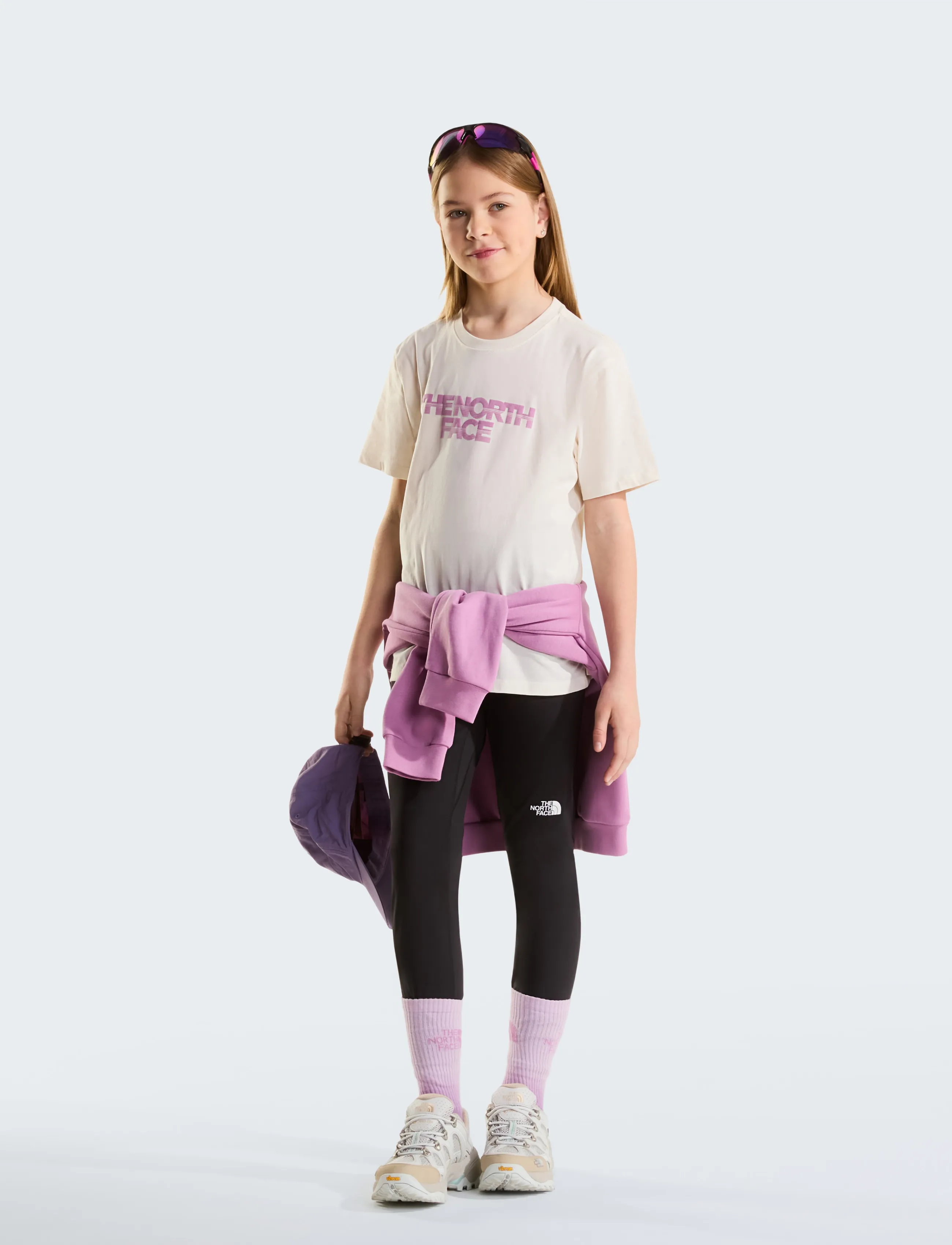 The North Face - TEEN G CHALBI RELAXED SS TEE - GRAPHIC - kurzärmelig - white dune - 3