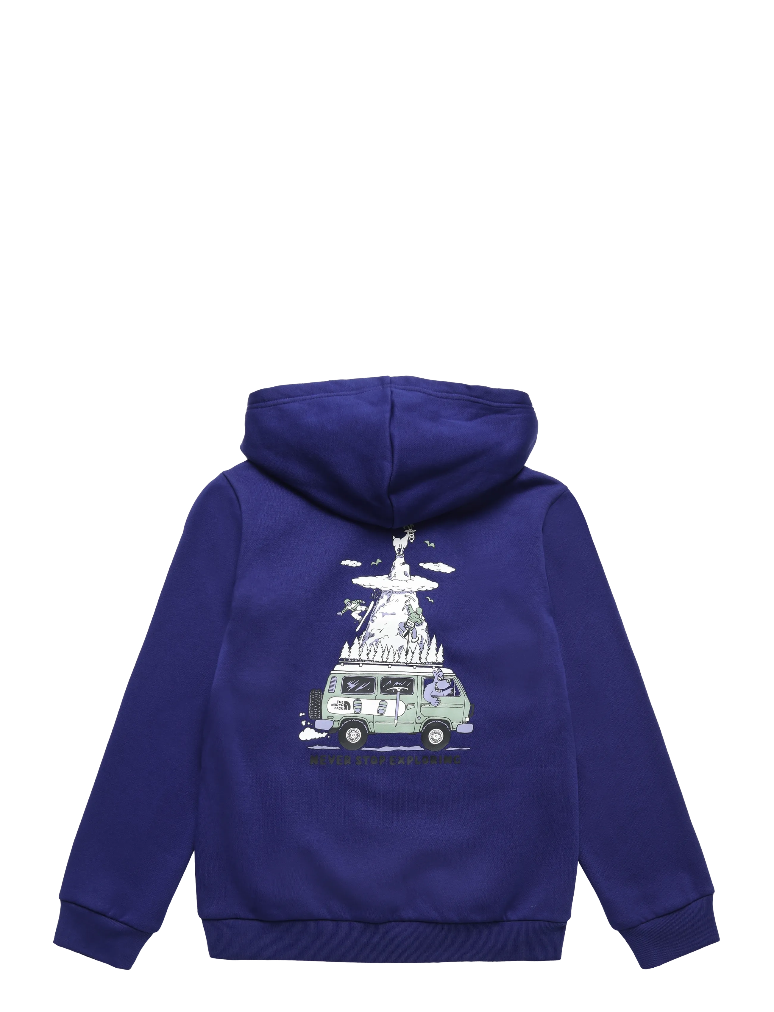 The North Face - TEEN B OUTDOOR REGULAR HOODIE - GRAPHIC - bold blue - 2