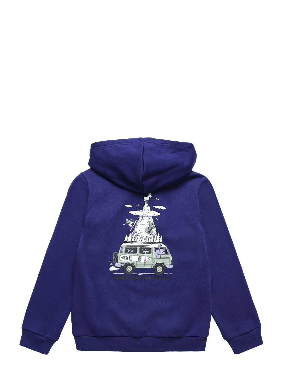 The North Face - TEEN B OUTDOOR REGULAR HOODIE - GRAPHIC - kapuutsiga dressipluusid - bold blue - 2